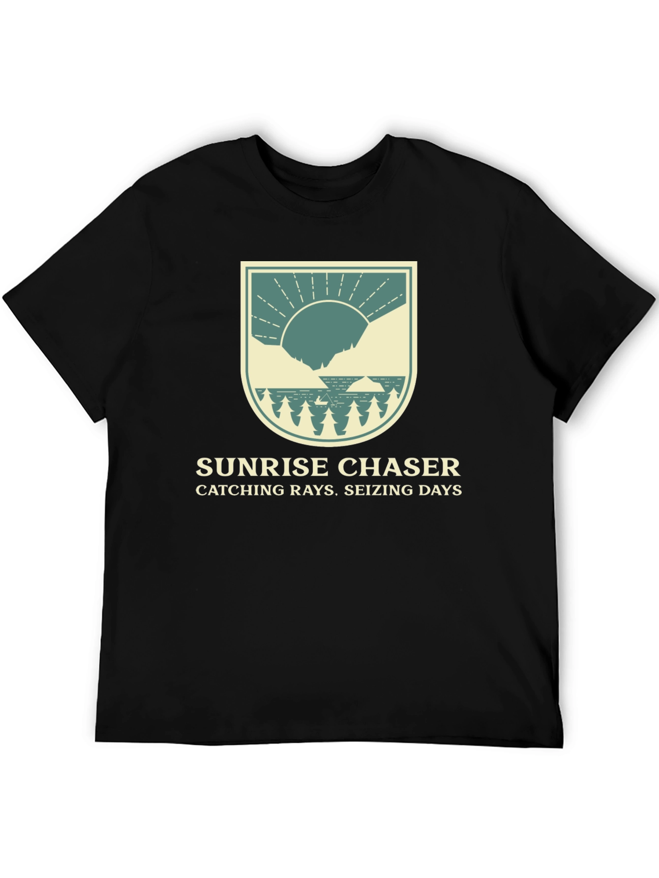 Sunrise Chaser Graphic Tee - Catching Rays Seizing Days