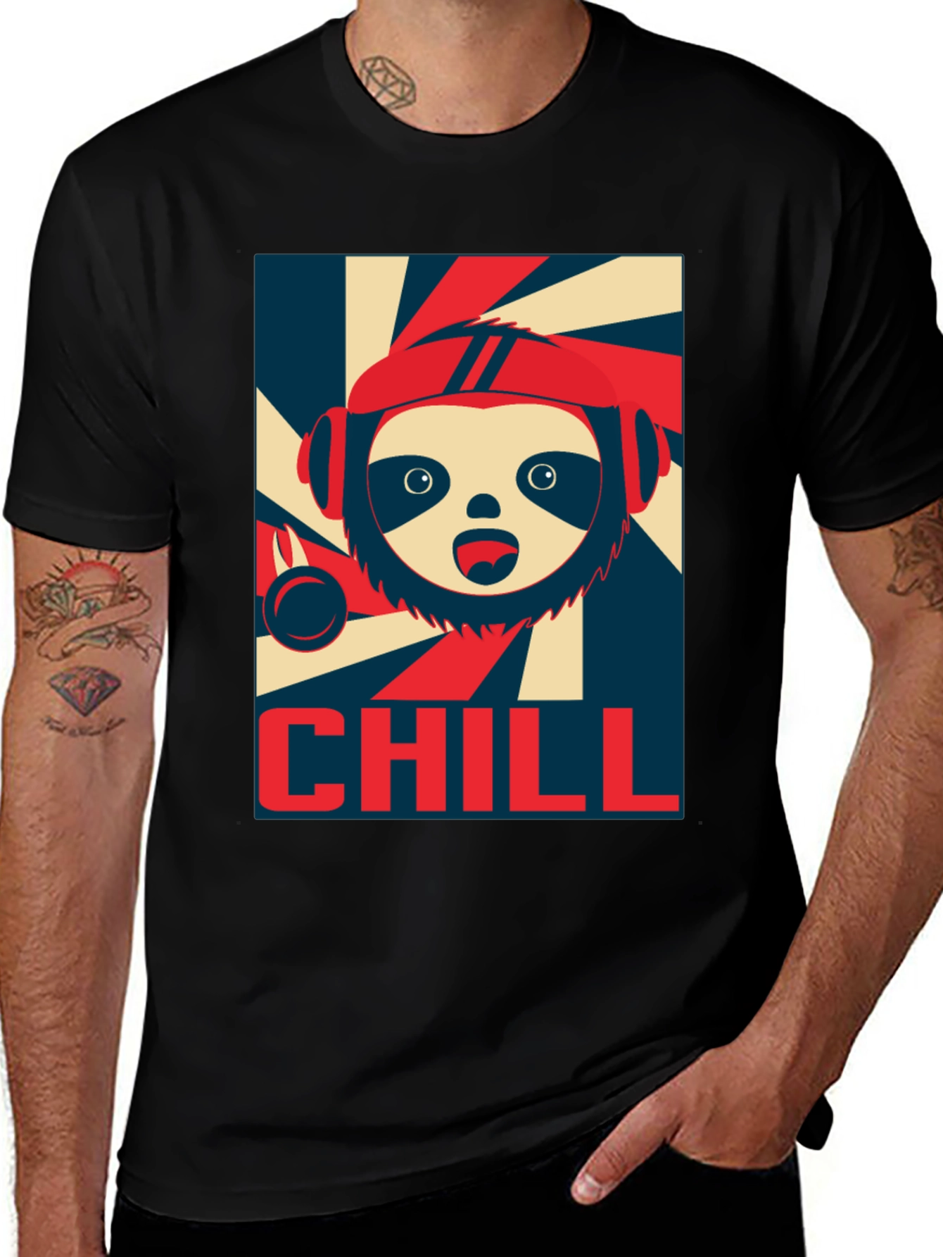Chill Sloth Graphic Tee - Cool & Casual Style