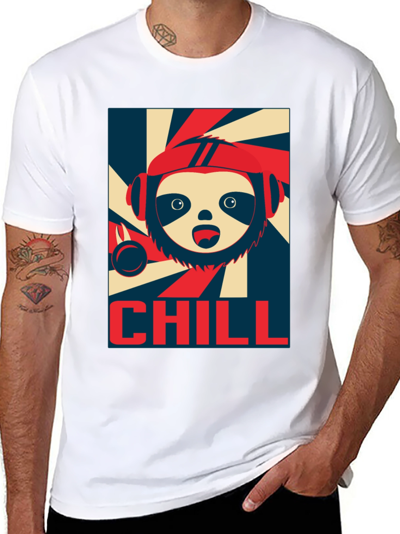 Chill Sloth Graphic Tee - Cool & Casual Style