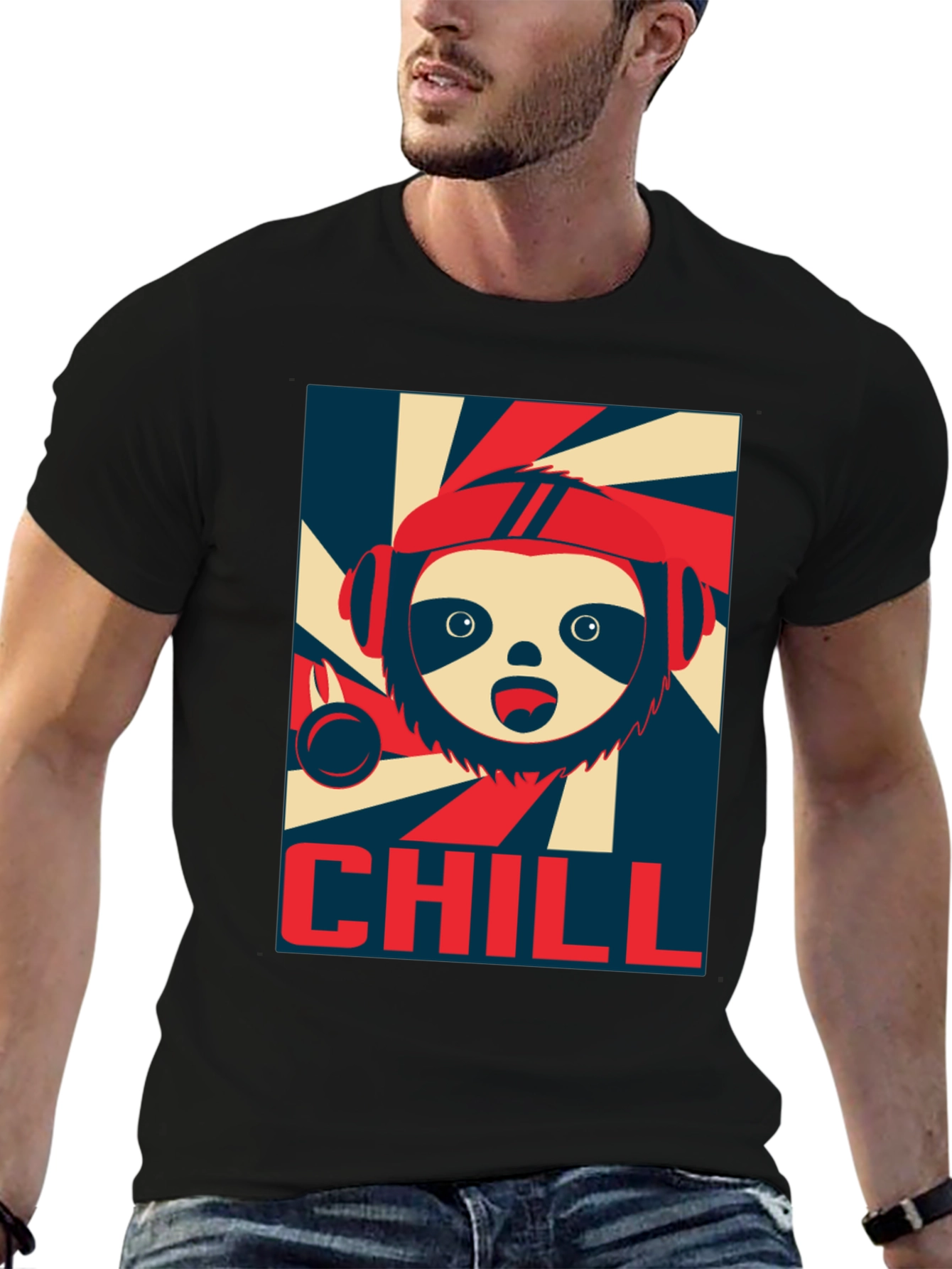 Chill Sloth Graphic Tee - Cool & Casual Style
