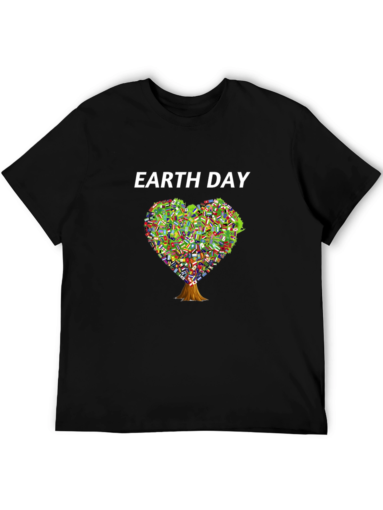 Earth Day Heart Tree T-Shirt