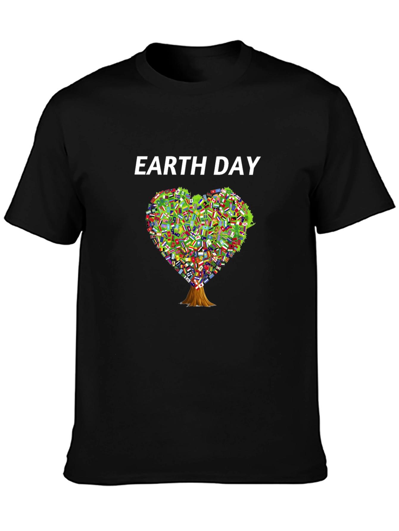 Earth Day Heart Tree T-Shirt