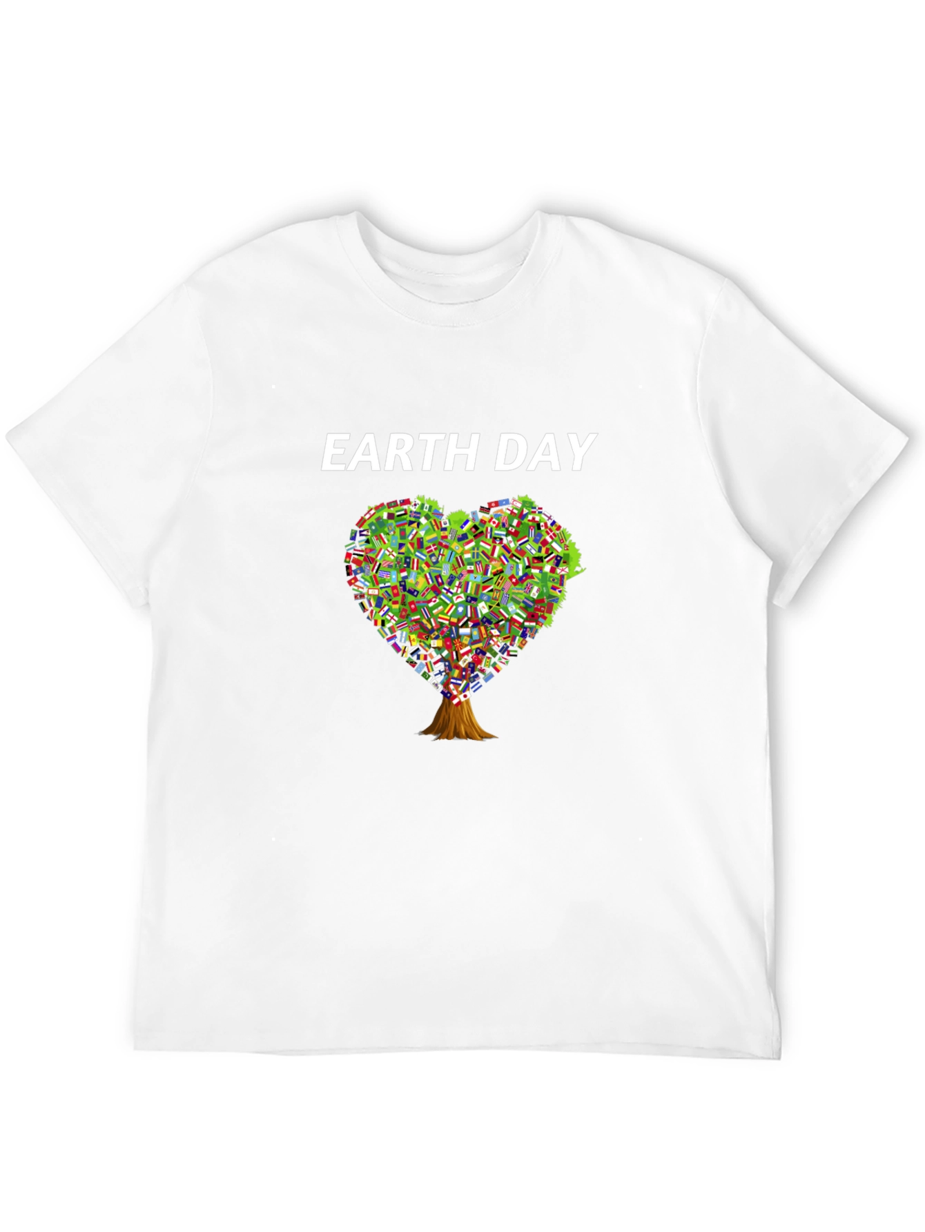 Earth Day Heart Tree T-Shirt