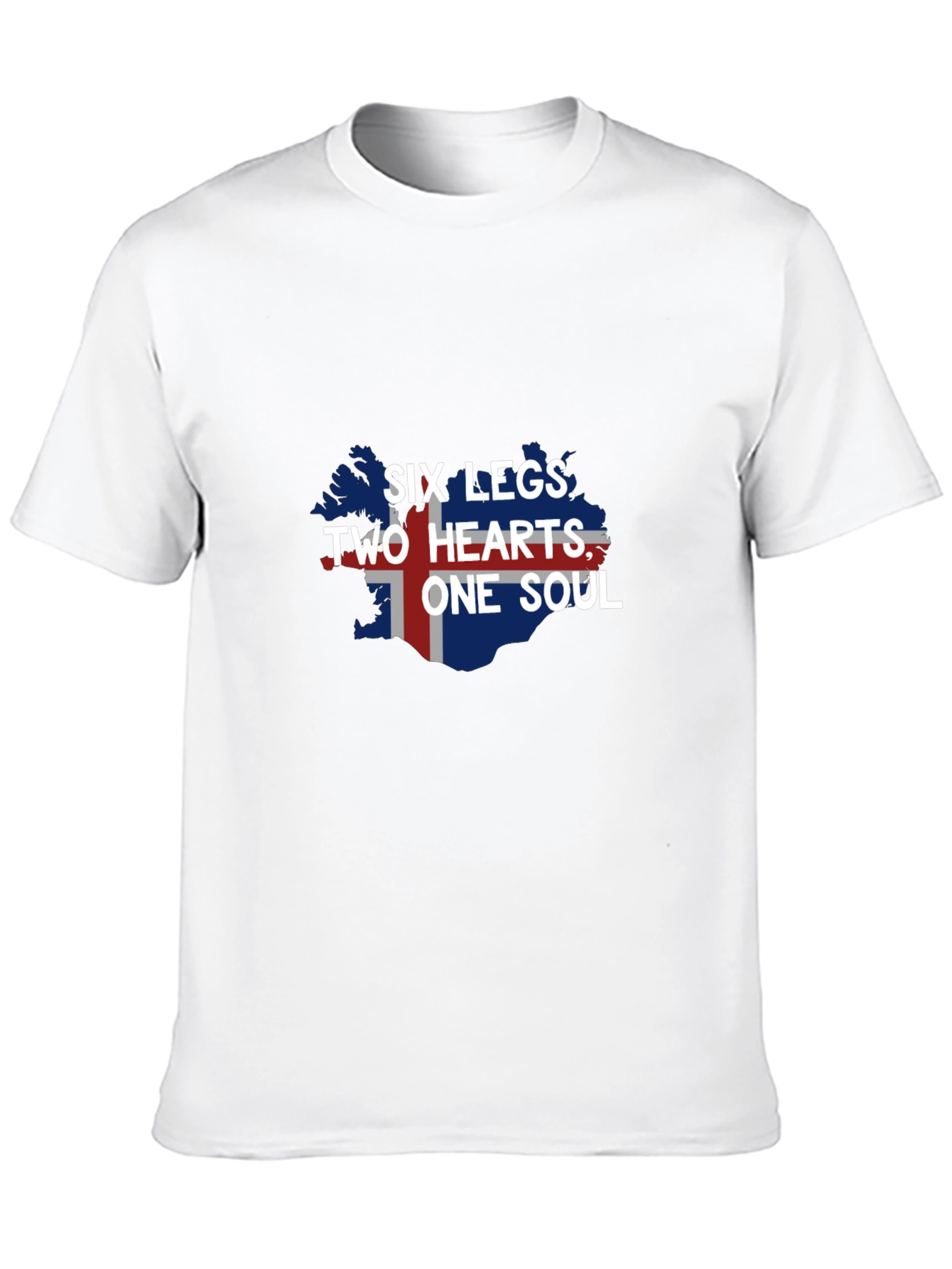 Icelandic Pride T-Shirt - Six Legs Two Hearts