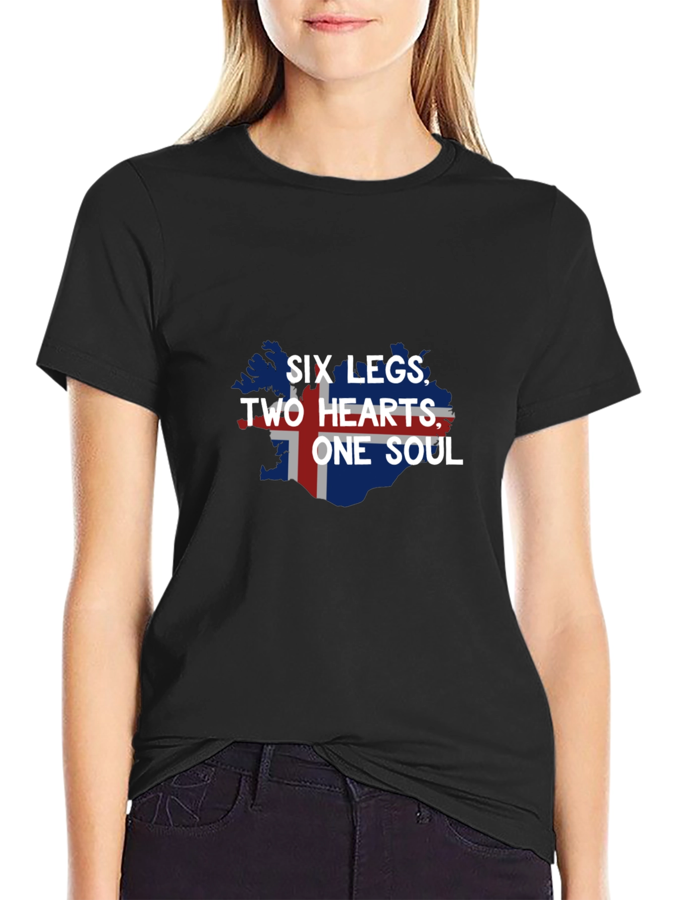 Icelandic Pride T-Shirt - Six Legs Two Hearts