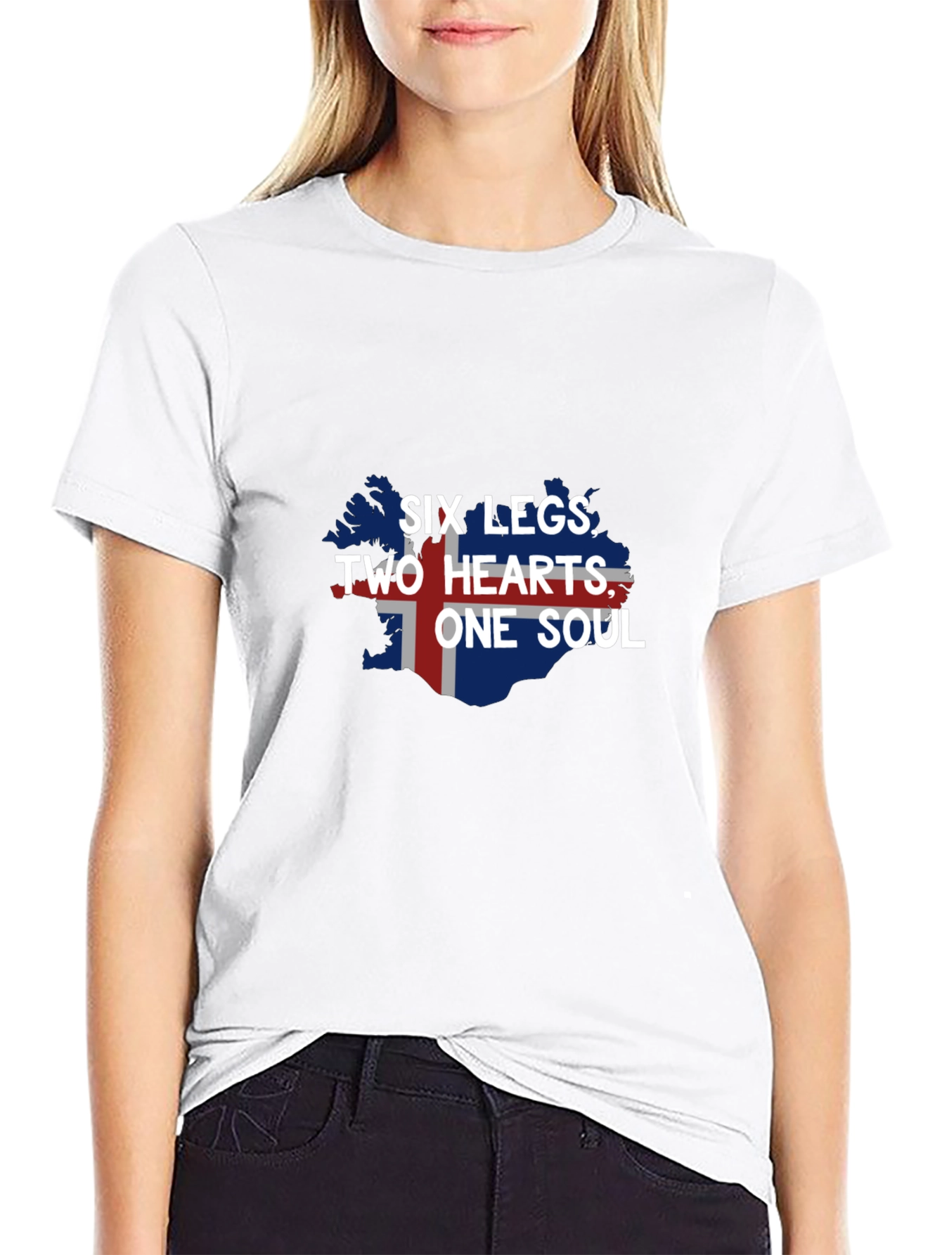 Icelandic Pride T-Shirt - Six Legs Two Hearts