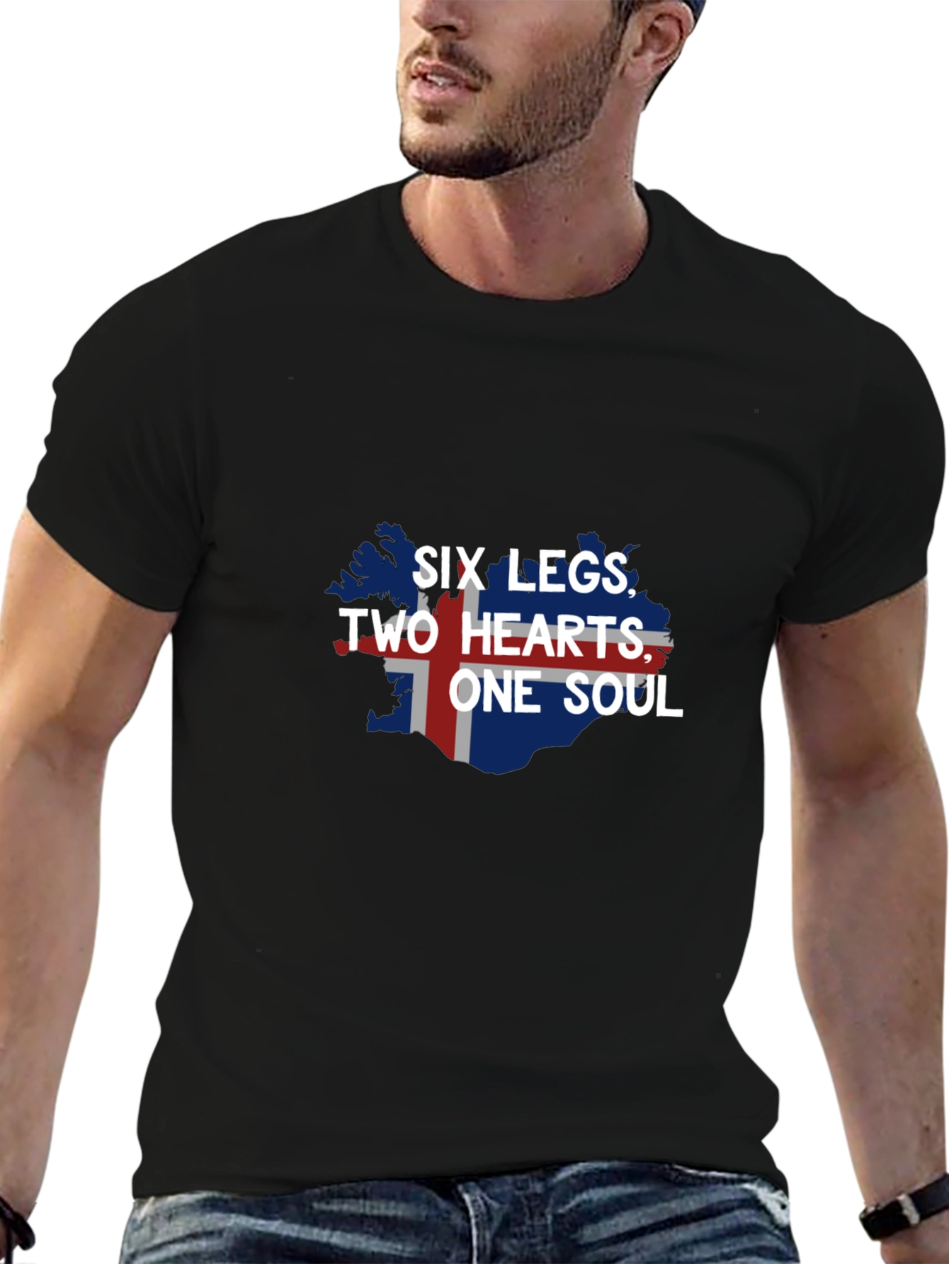 Icelandic Pride T-Shirt - Six Legs Two Hearts
