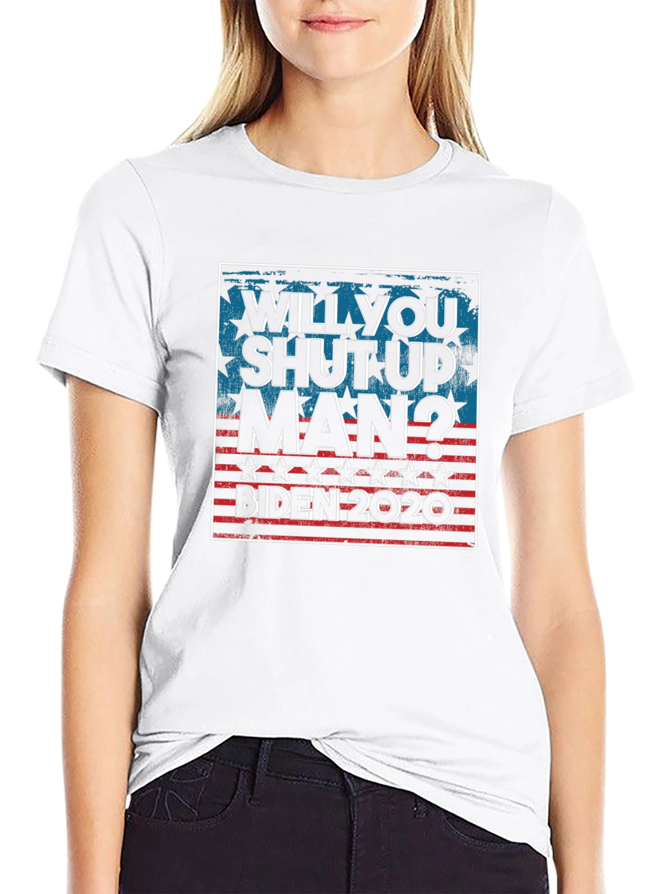 Will You Shut Up Man? Biden 2020 T-Shirt