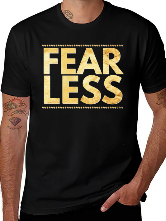 Fearless Graphic Tee - Trendy Black T-Shirt