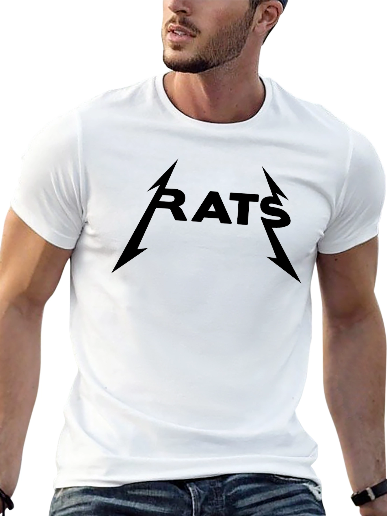 RATS Metallica Style Black T-Shirt
