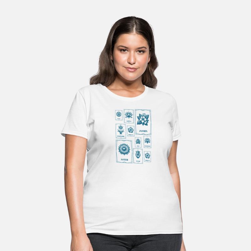 Botanical Beauty: Garden Collection Boho T-shirt