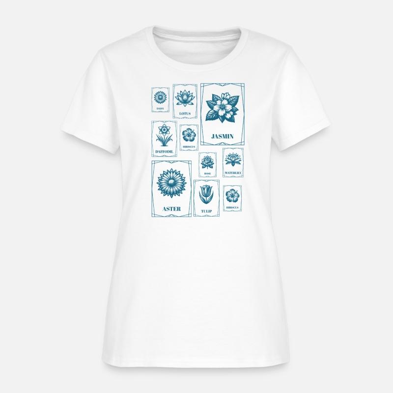 Botanical Beauty: Garden Collection Boho T-shirt