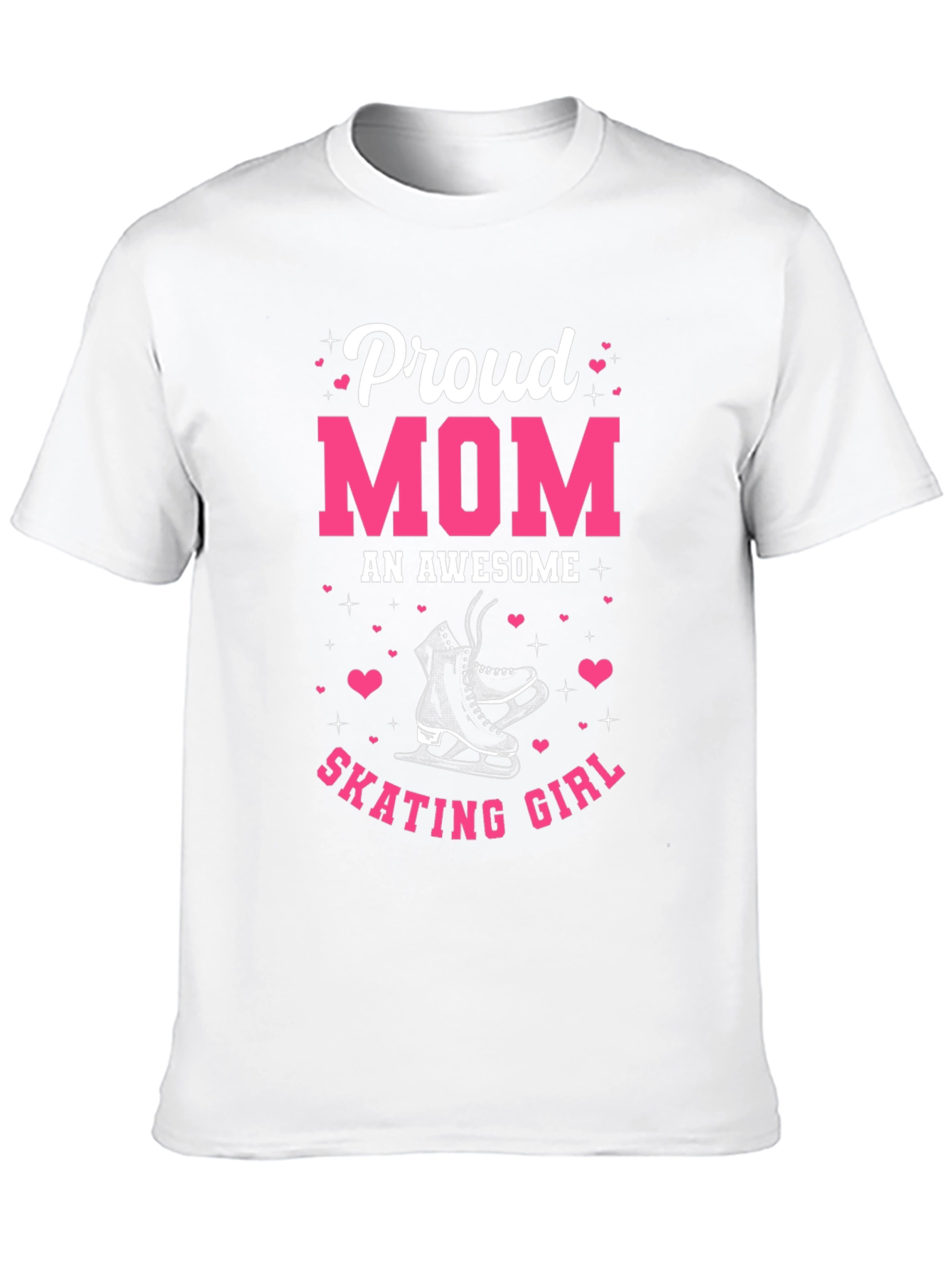 Proud Mom of Skating Girl Graphic T-Shirt