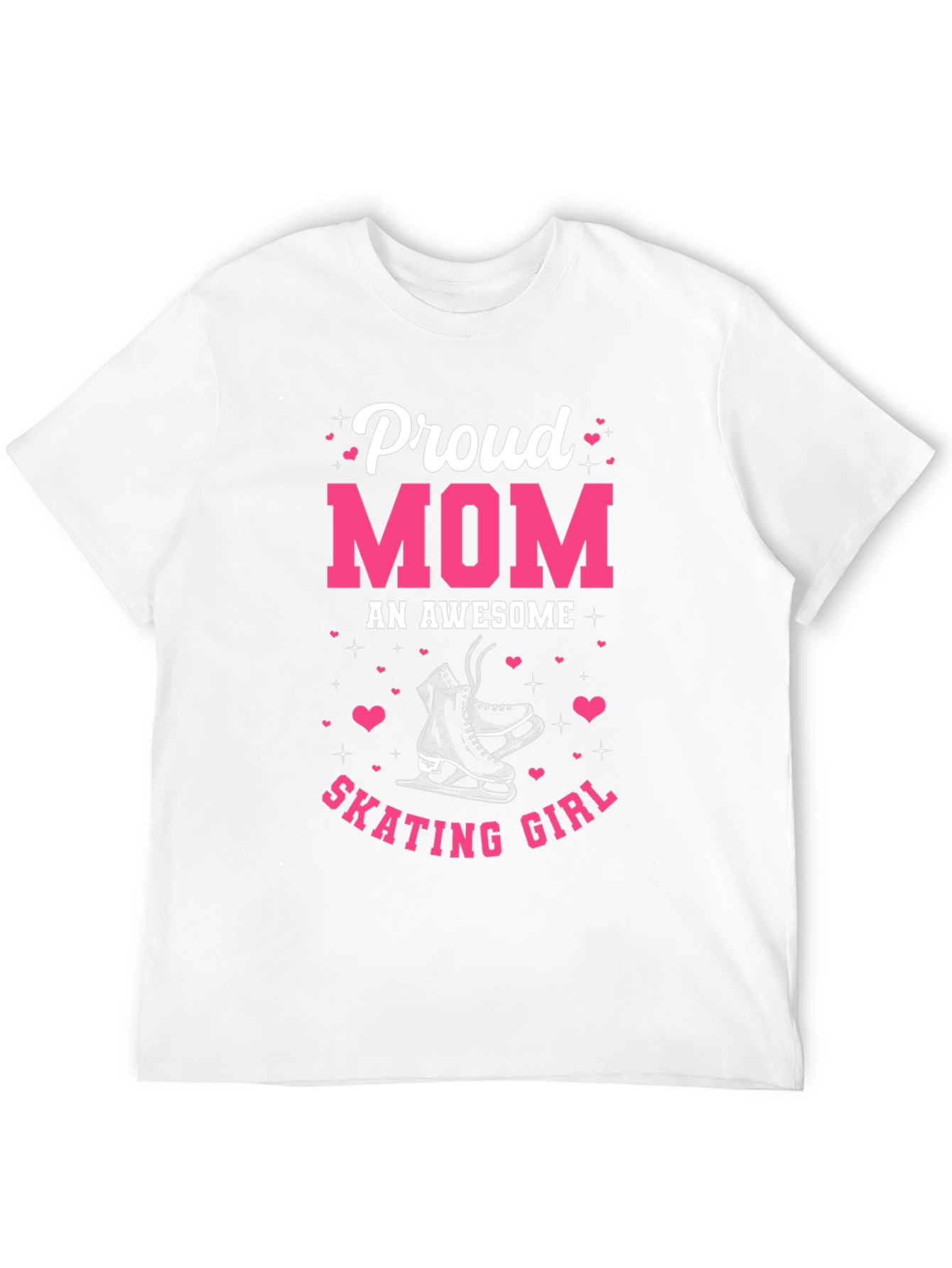 Proud Mom of Skating Girl Graphic T-Shirt