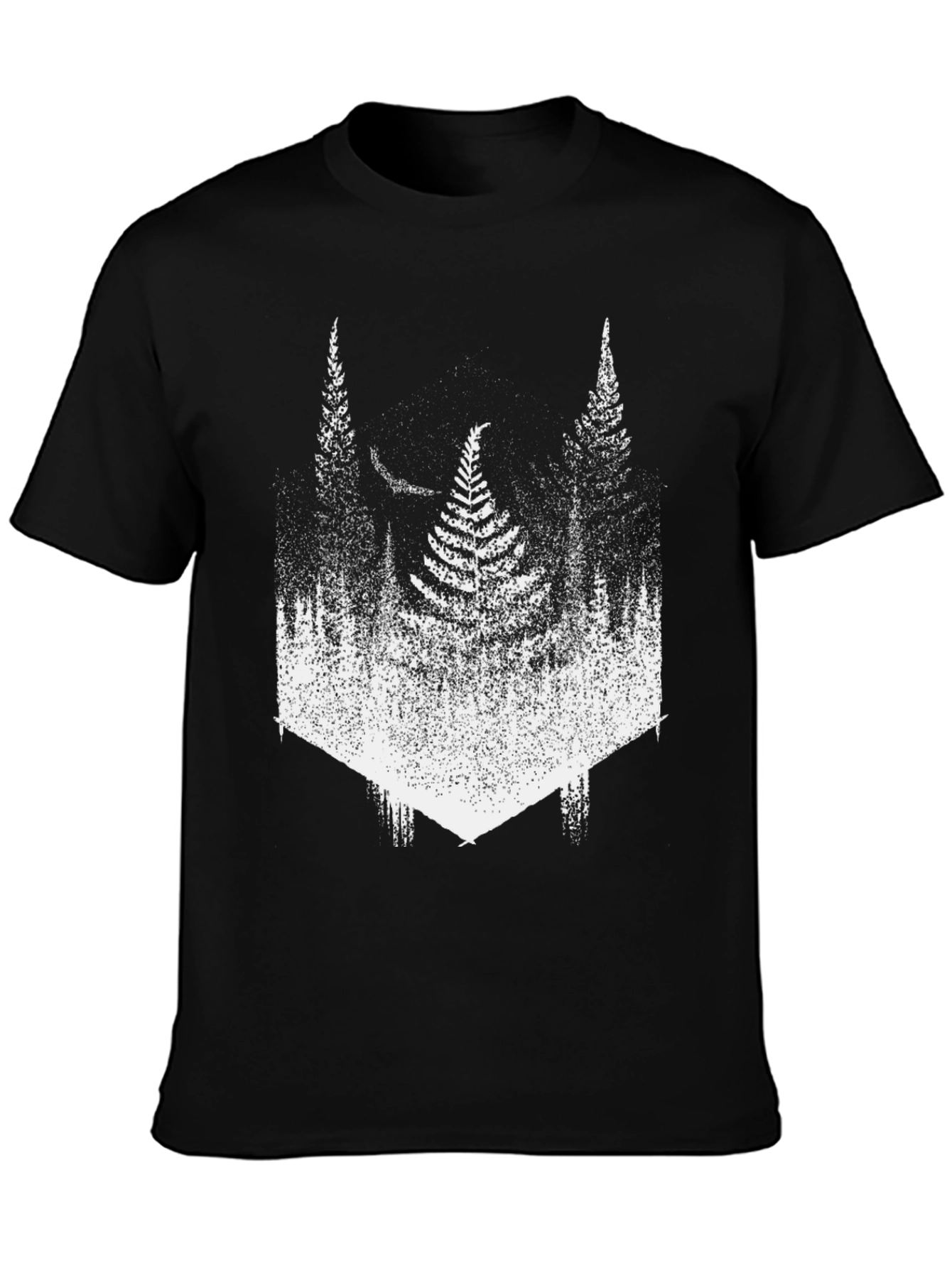 Fern Forest Graphic Tee - Nature Inspired Design