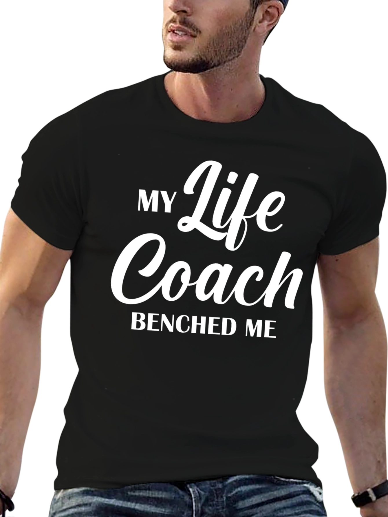 My Life Coach Benched Me Graphic Tee
