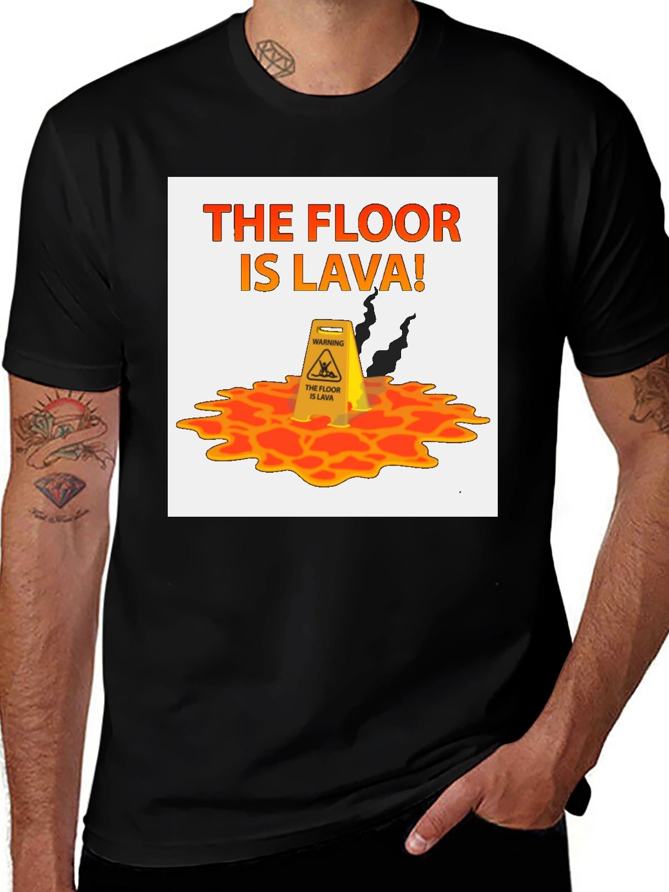 The Floor Is Lava T-Shirt - Novelty Design