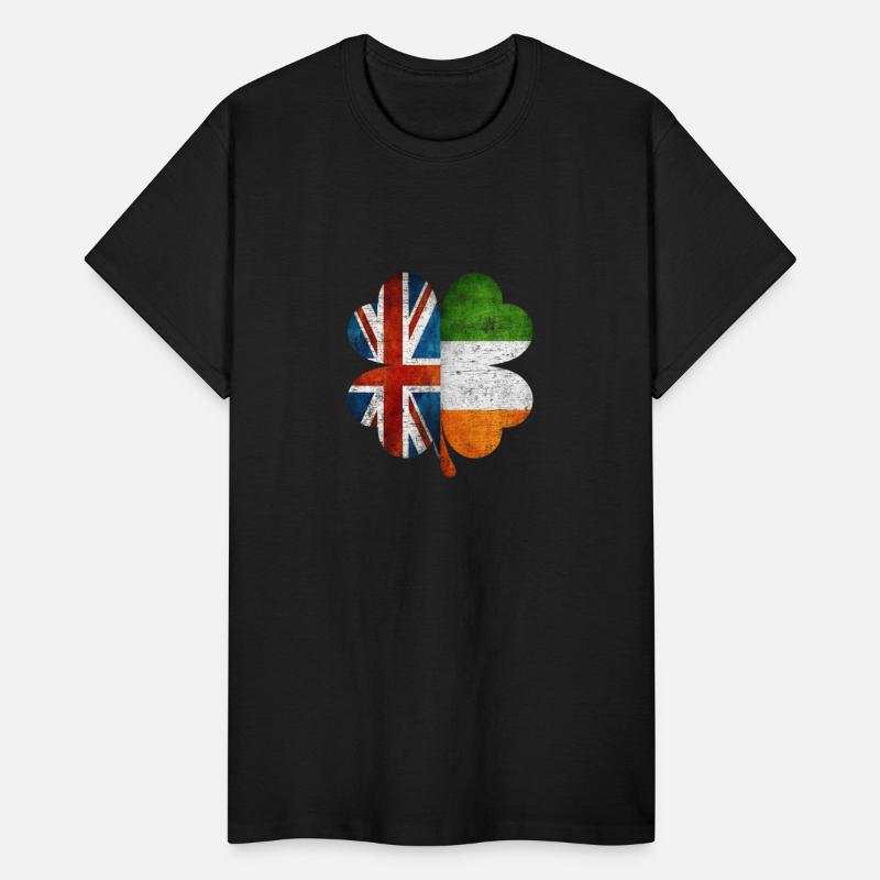 British Irish Shamrock United Kingdom Ireland Flag