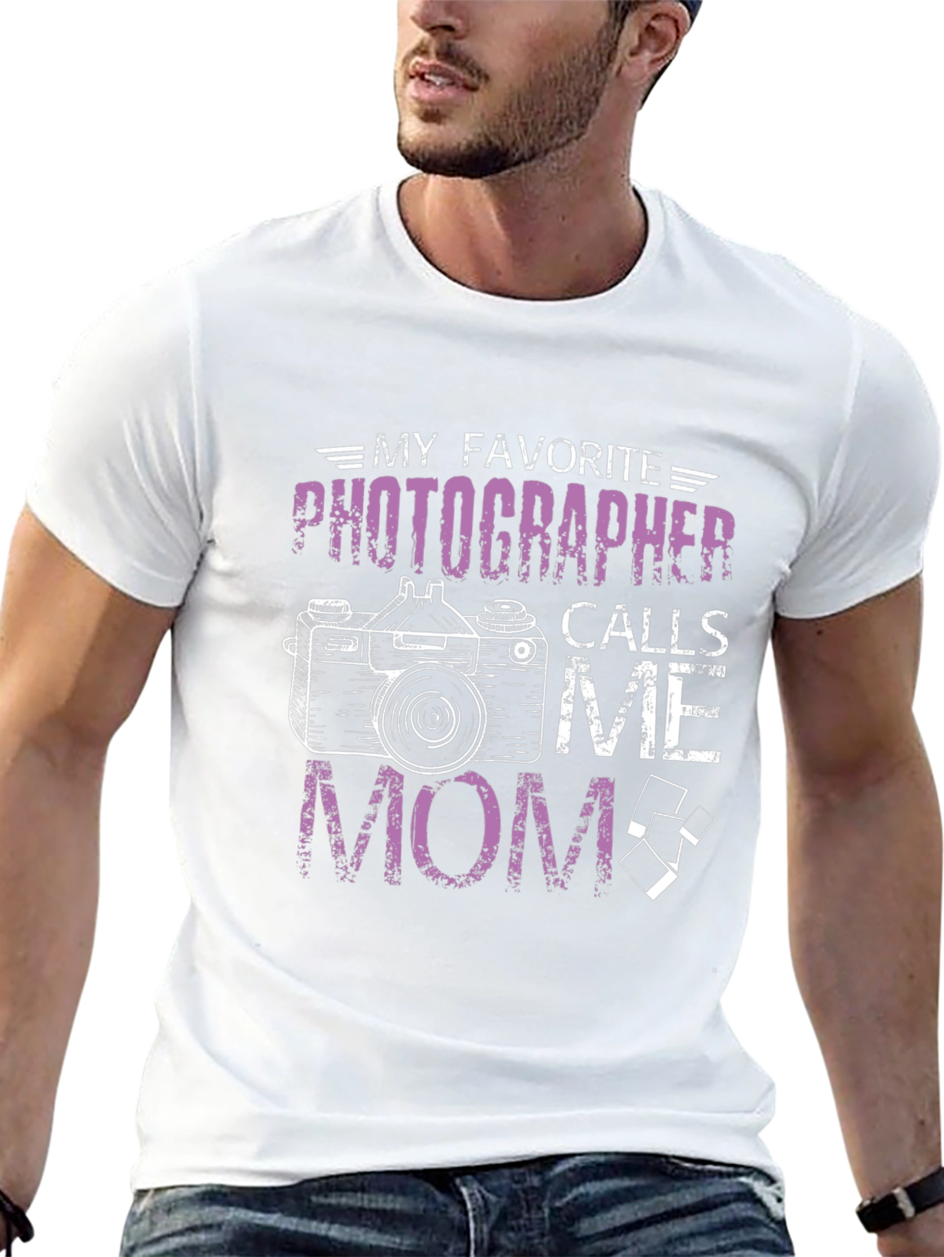 Photographer Mom T-Shirt - Gift for Camera Lovers