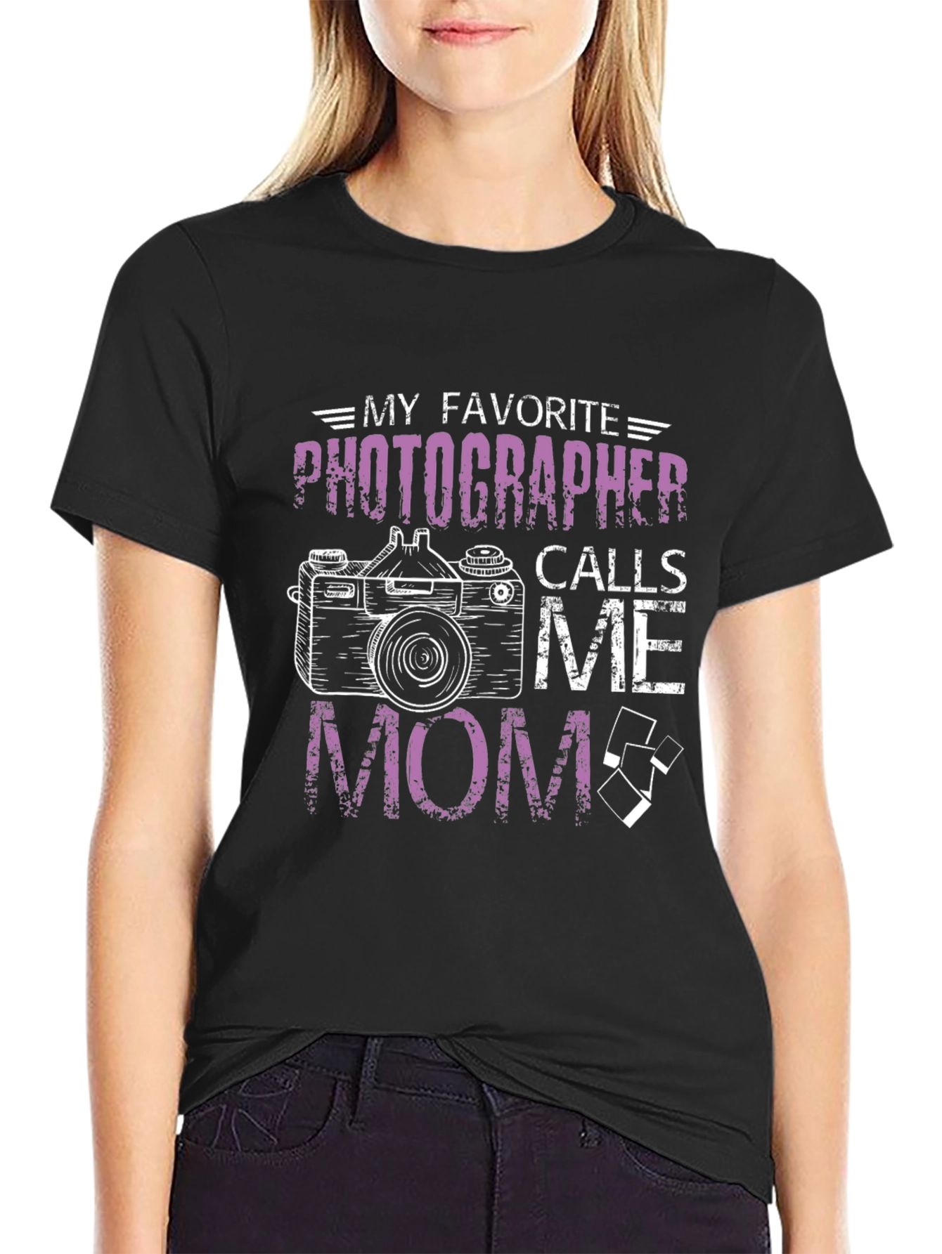 Photographer Mom T-Shirt - Gift for Camera Lovers