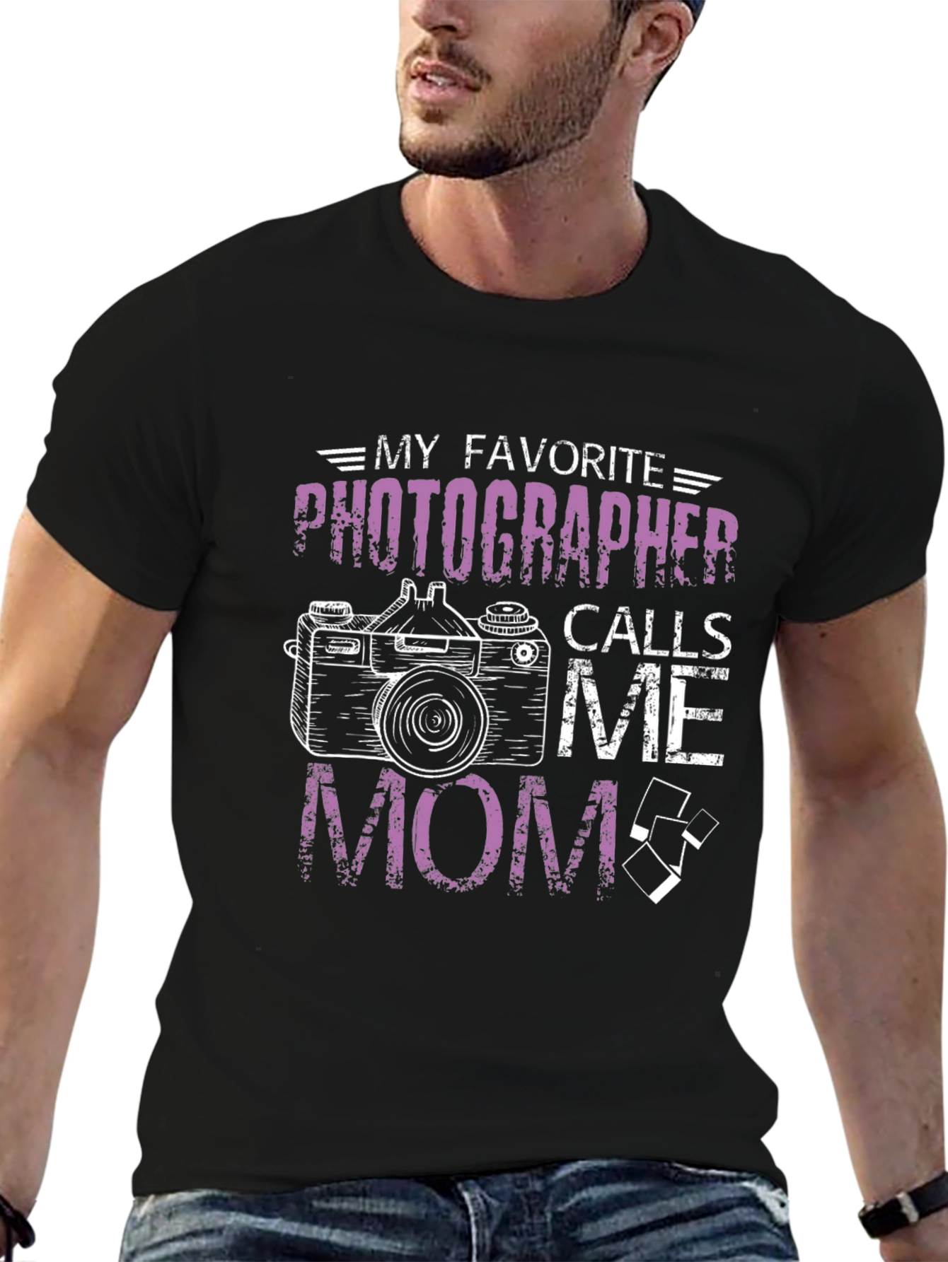 Photographer Mom T-Shirt - Gift for Camera Lovers