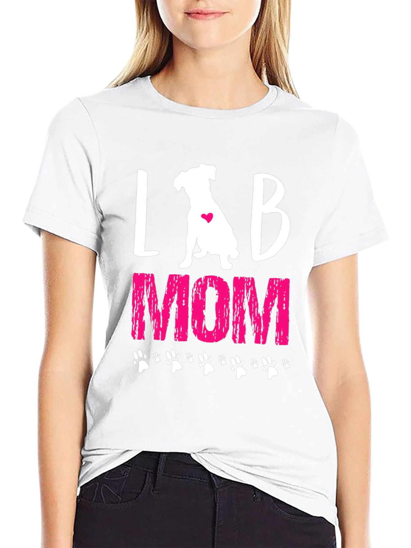 Lab Mom T-Shirt - Cute Dog Lover Tee