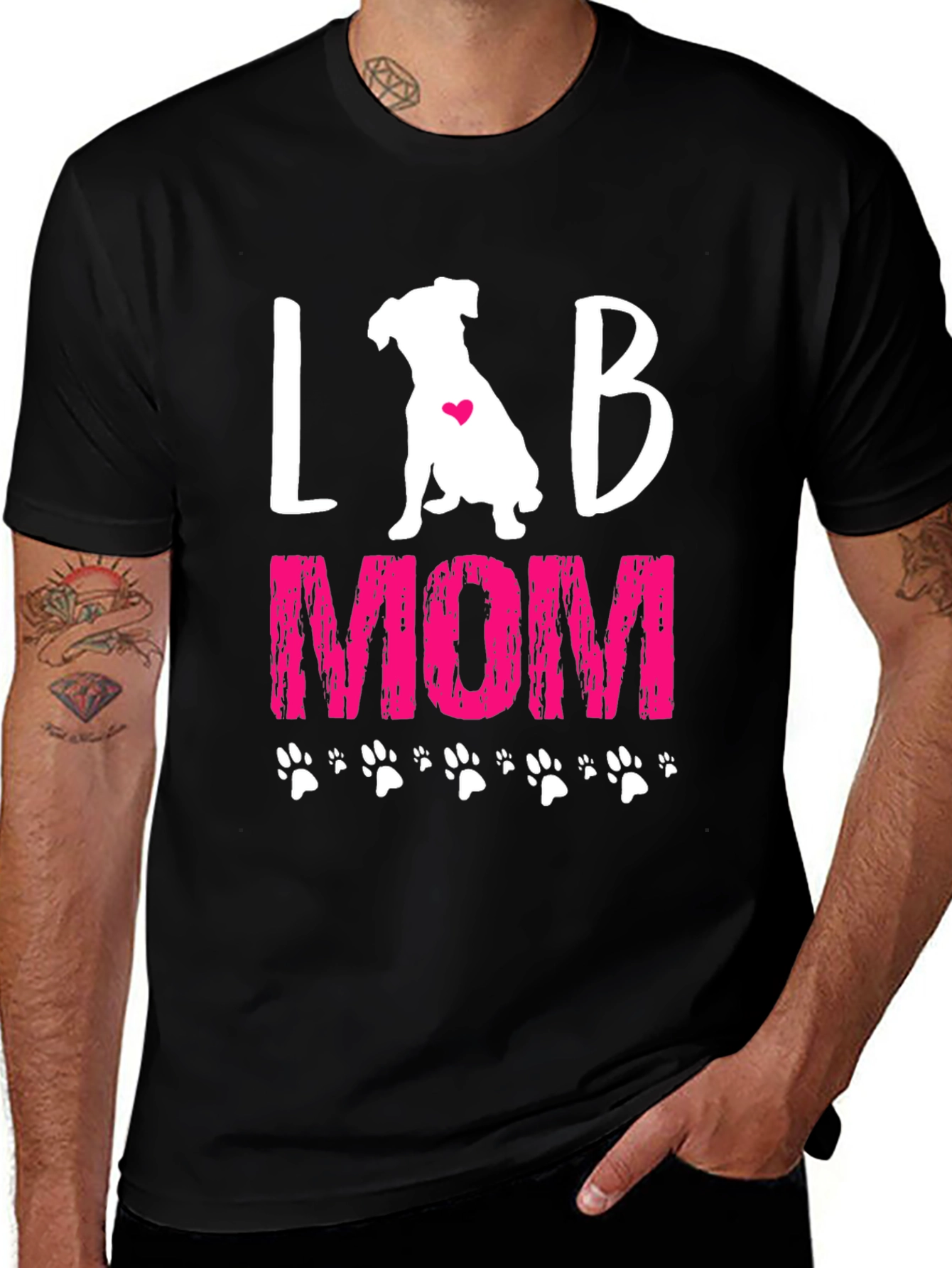 Lab Mom T-Shirt - Cute Dog Lover Tee