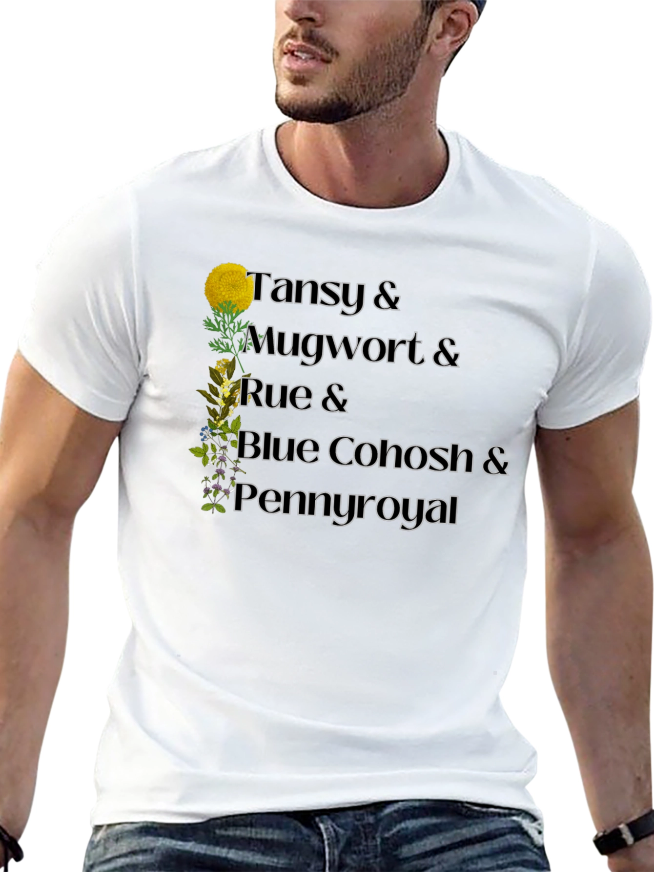 Tansy & Mugwort Plant Lover T-Shirt