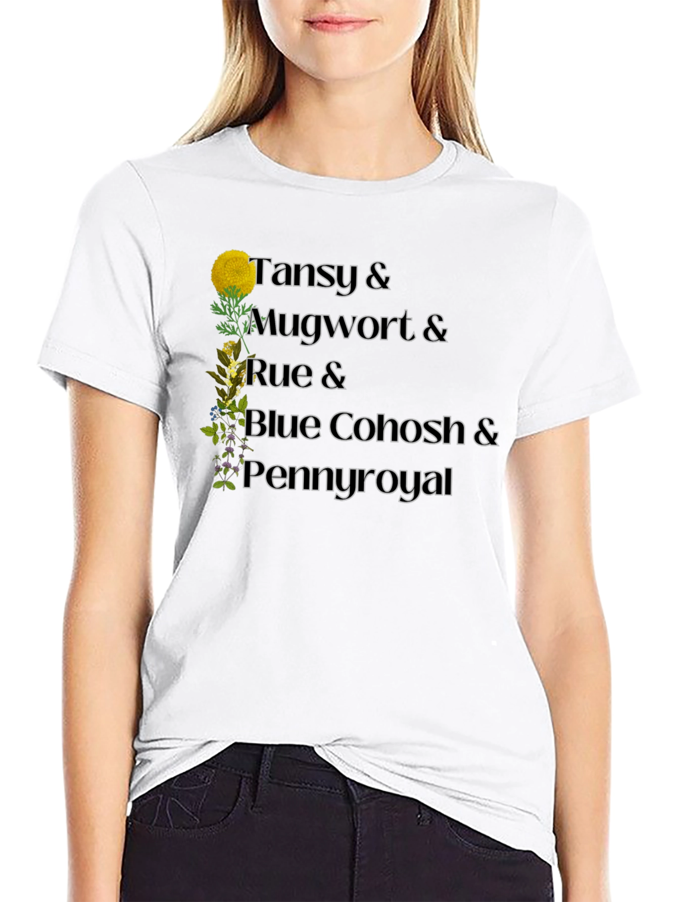 Tansy & Mugwort Plant Lover T-Shirt