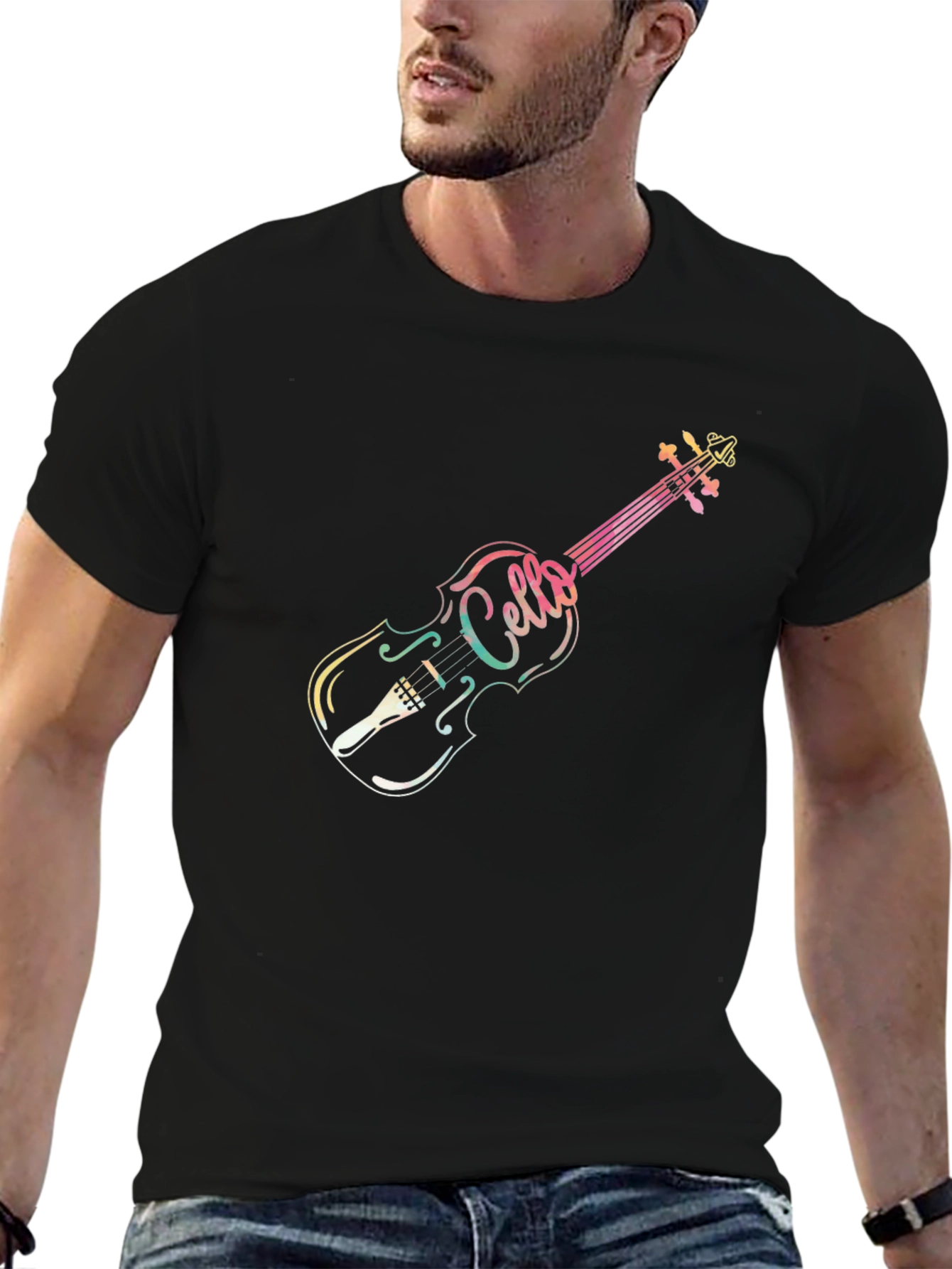 Cello Musical Instrument T-Shirt - Unique Design