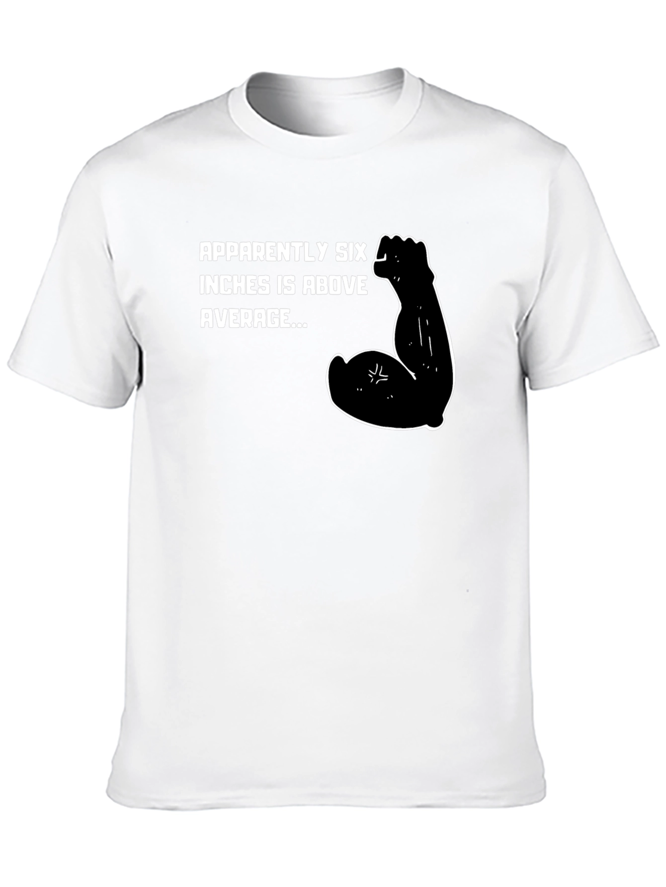 Six Inches Above Average Graphic T-Shirt - Black