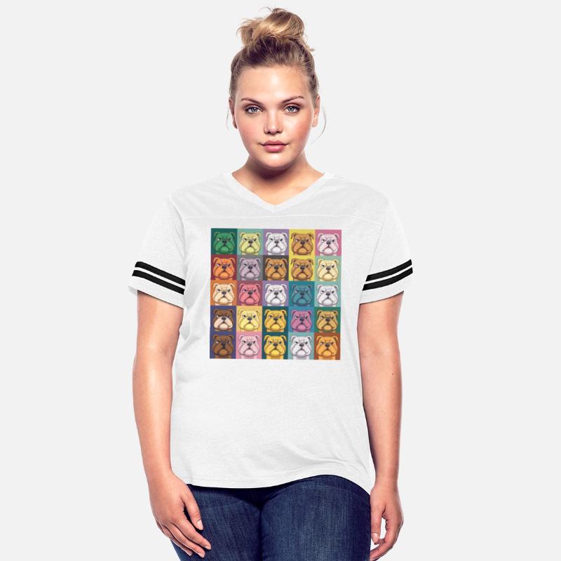 Bulldog Rainbow: A Colorful Canine Array