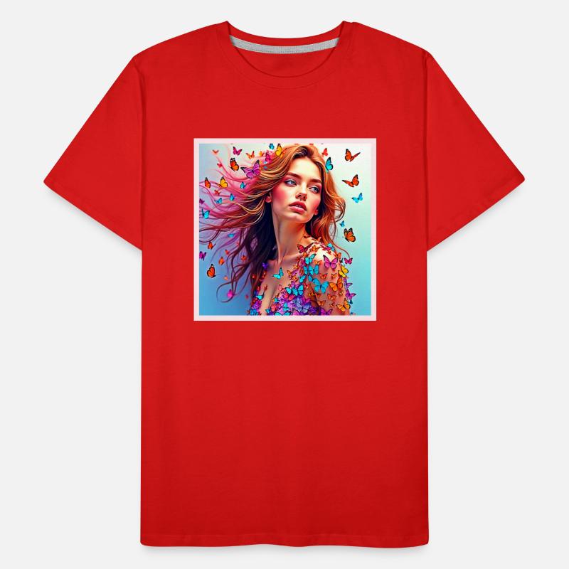 Butterfly Woman Portrait Art