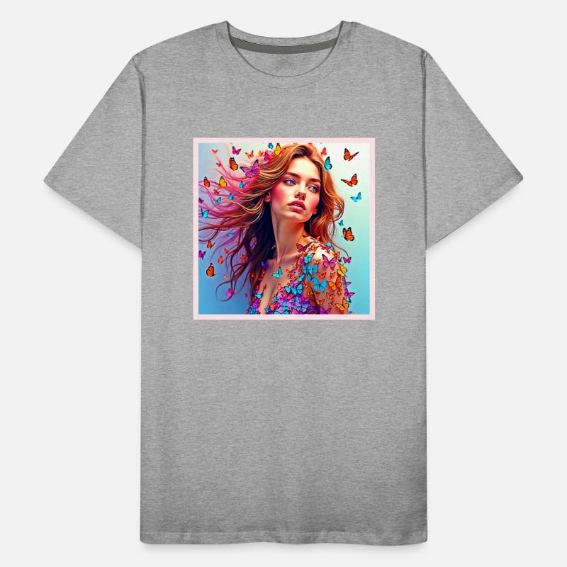 Butterfly Woman Portrait Art