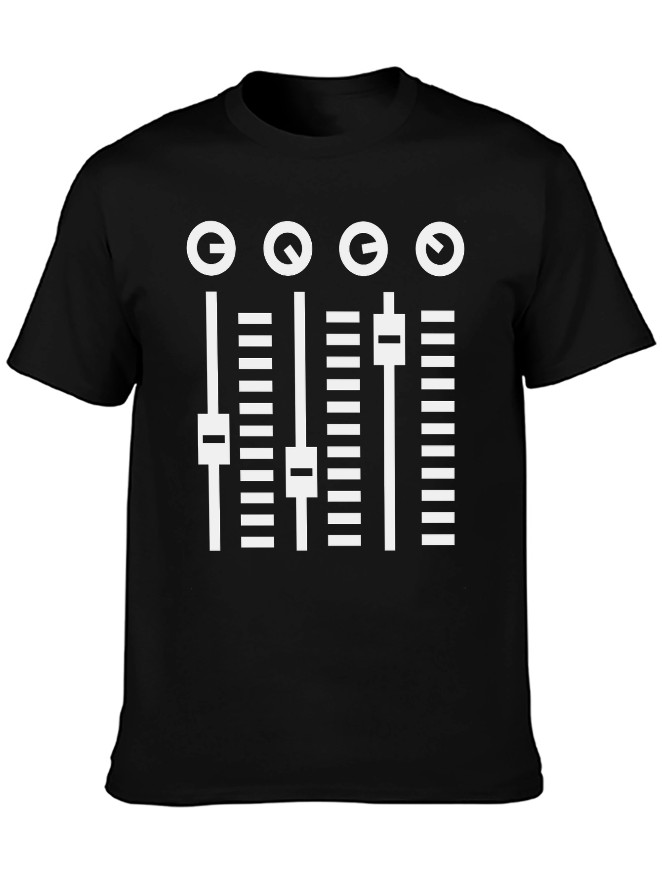 DJ Mixer T-Shirt - Black Graphic Tee