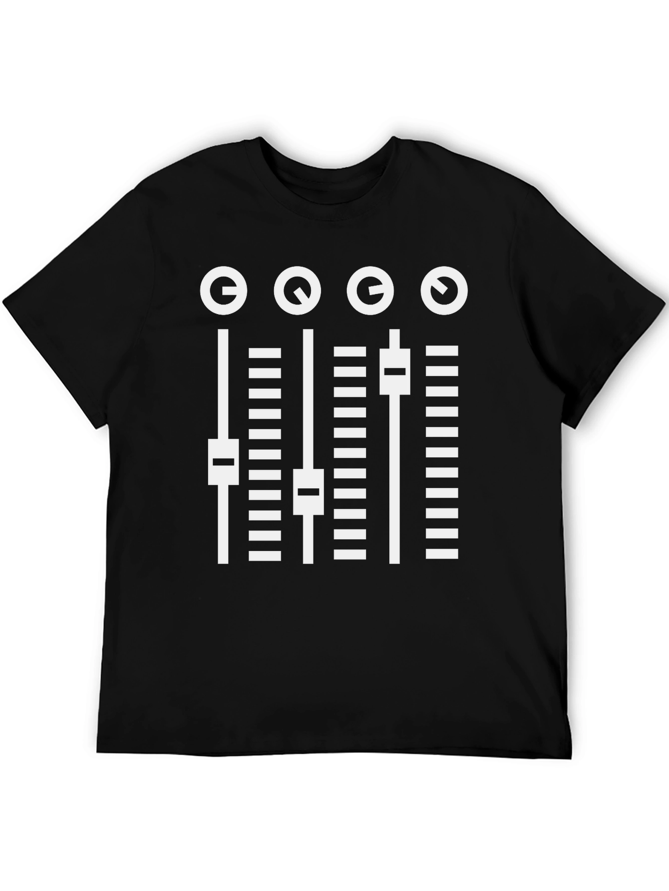 DJ Mixer T-Shirt - Black Graphic Tee