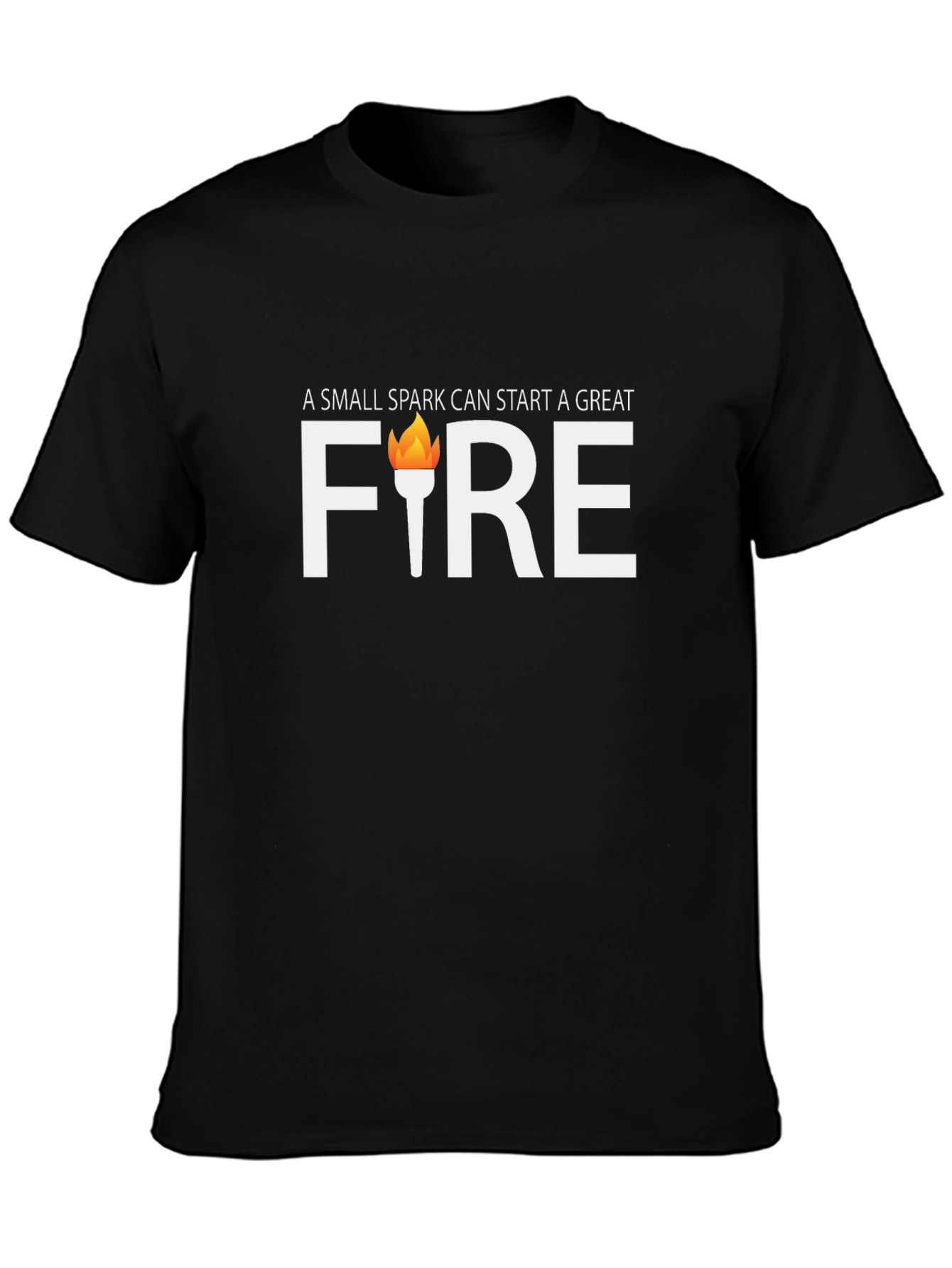 Inspirational Fire Graphic T-Shirt