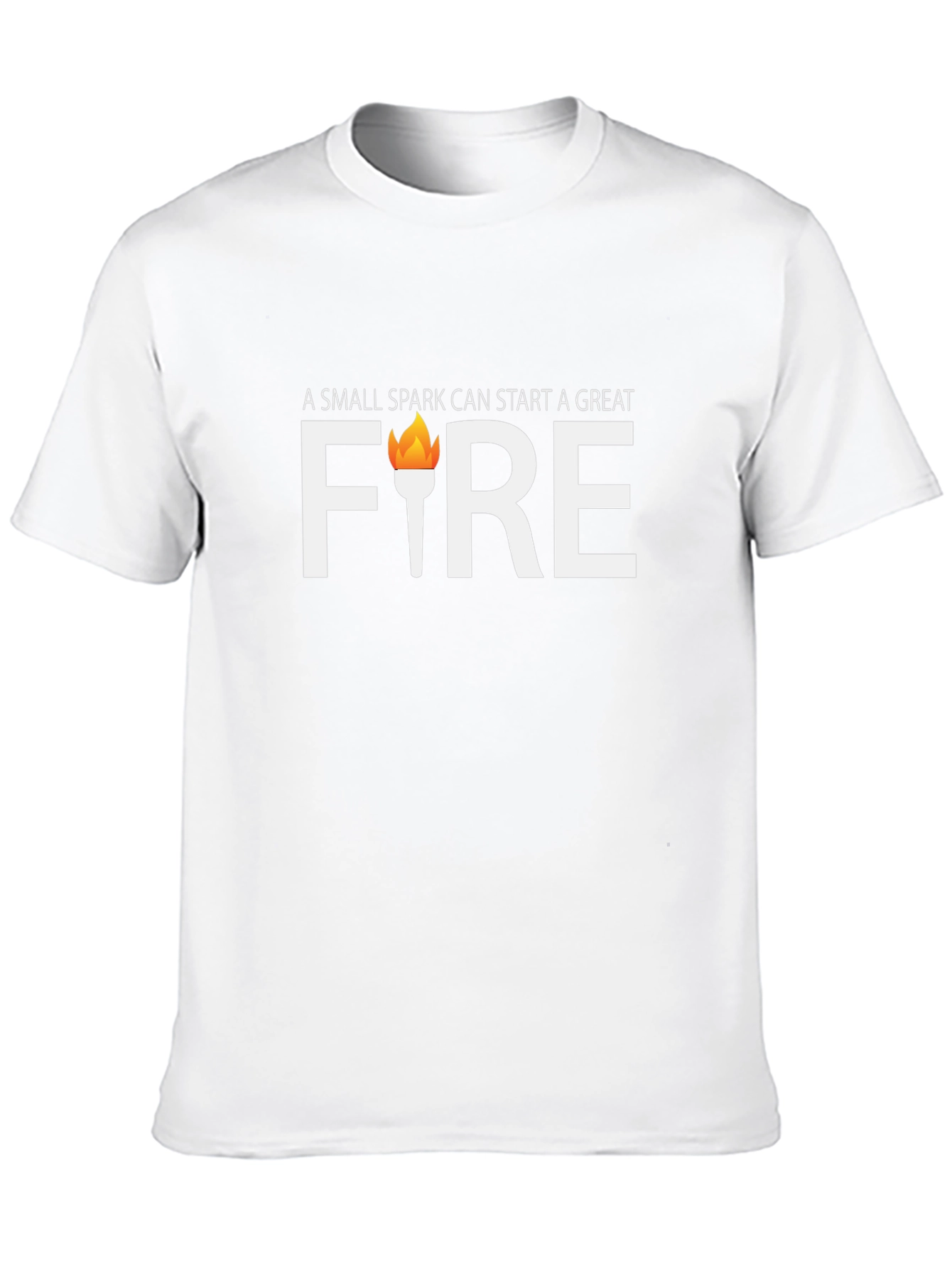 Inspirational Fire Graphic T-Shirt