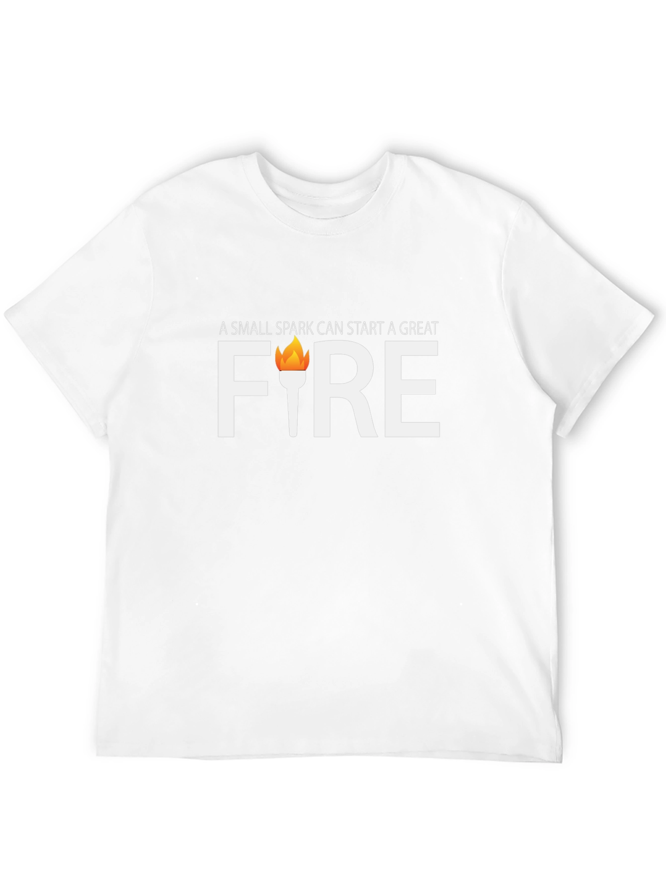 Inspirational Fire Graphic T-Shirt