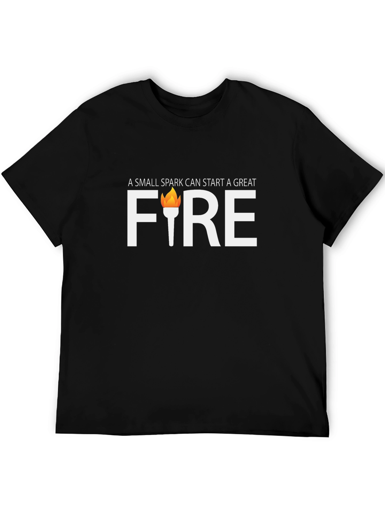 Inspirational Fire Graphic T-Shirt