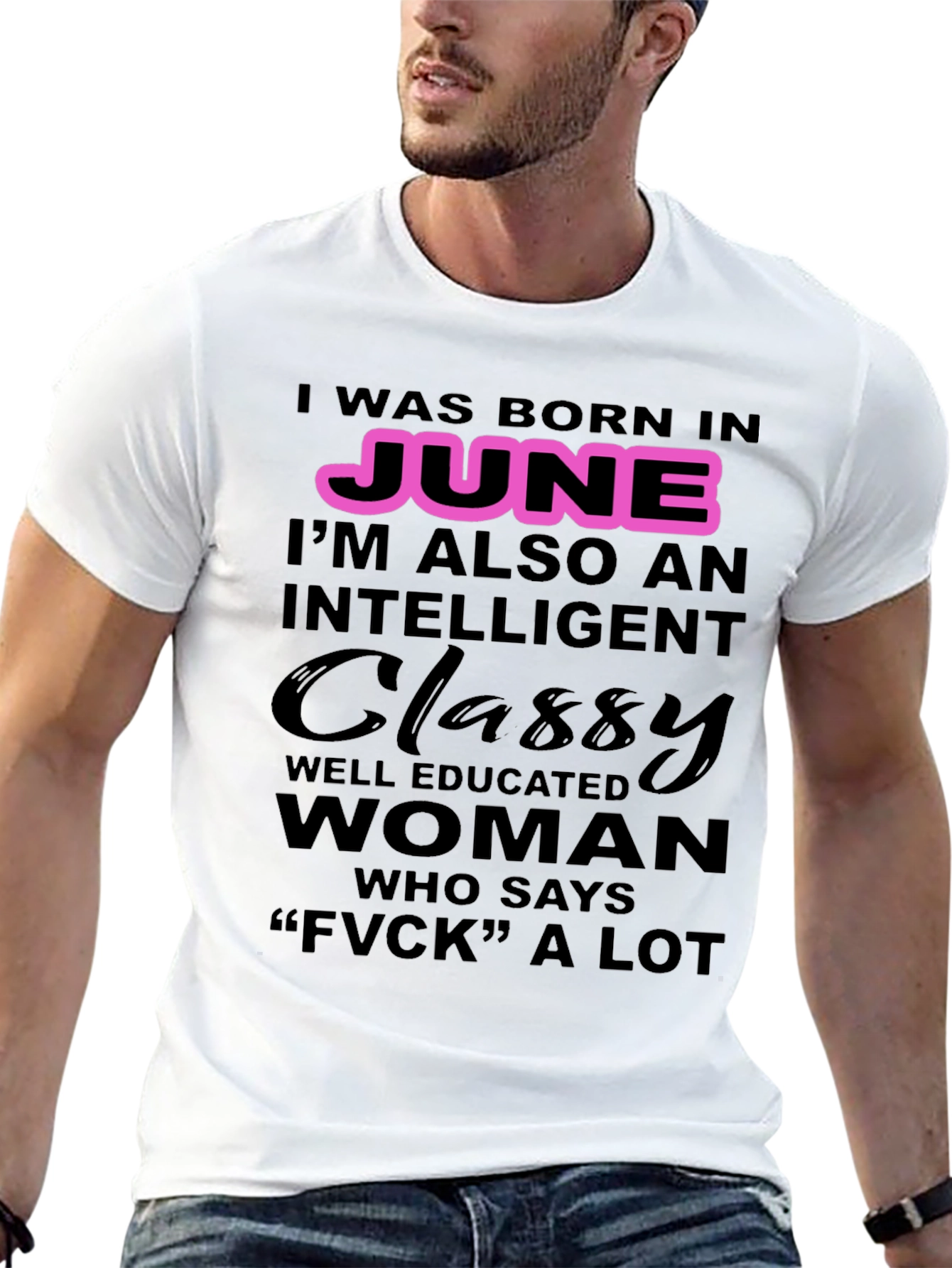June Birthday Classy Woman T-Shirt
