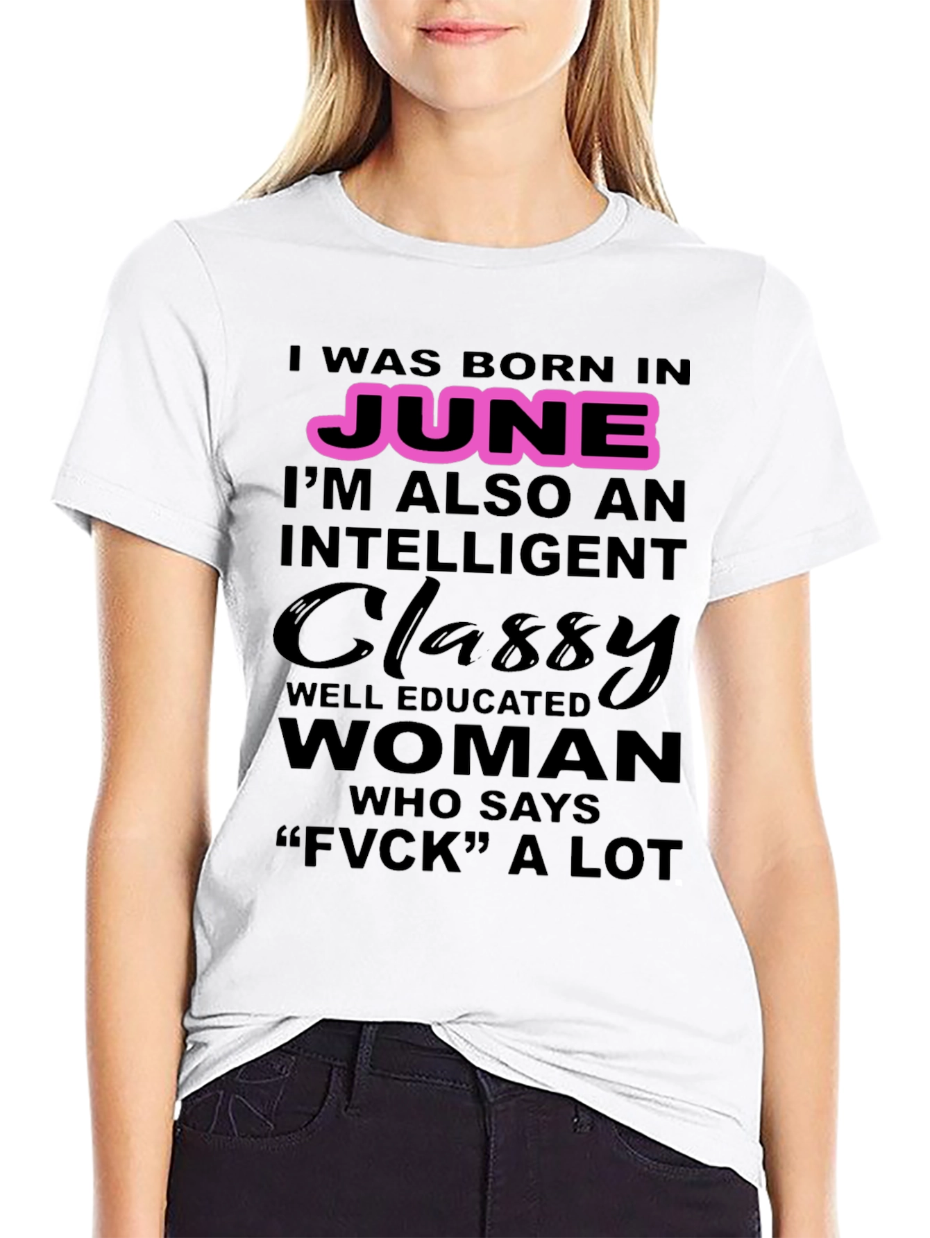 June Birthday Classy Woman T-Shirt