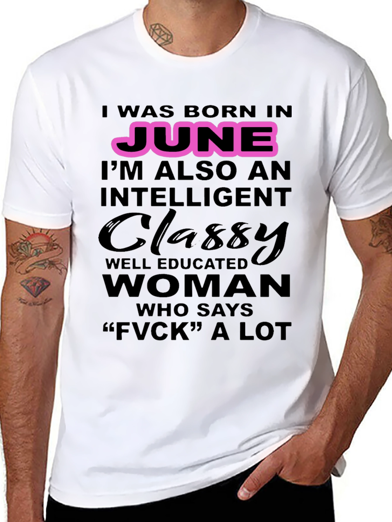 June Birthday Classy Woman T-Shirt