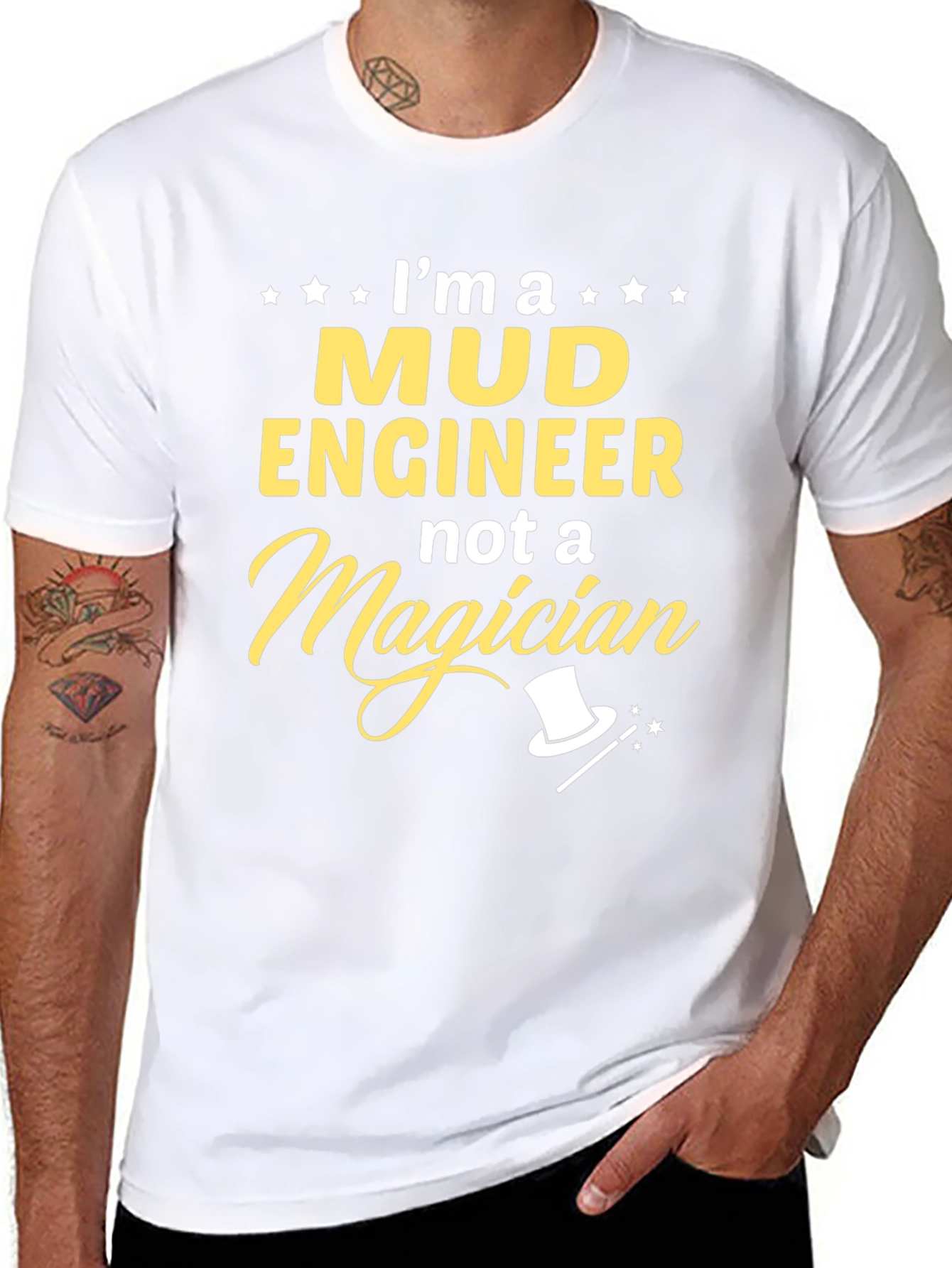 Mud Engineer T-Shirt - Funny Profession Tee