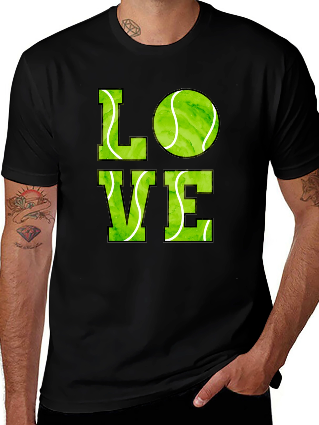 Tennis Love Graphic T-Shirt - Sports Lover Tee
