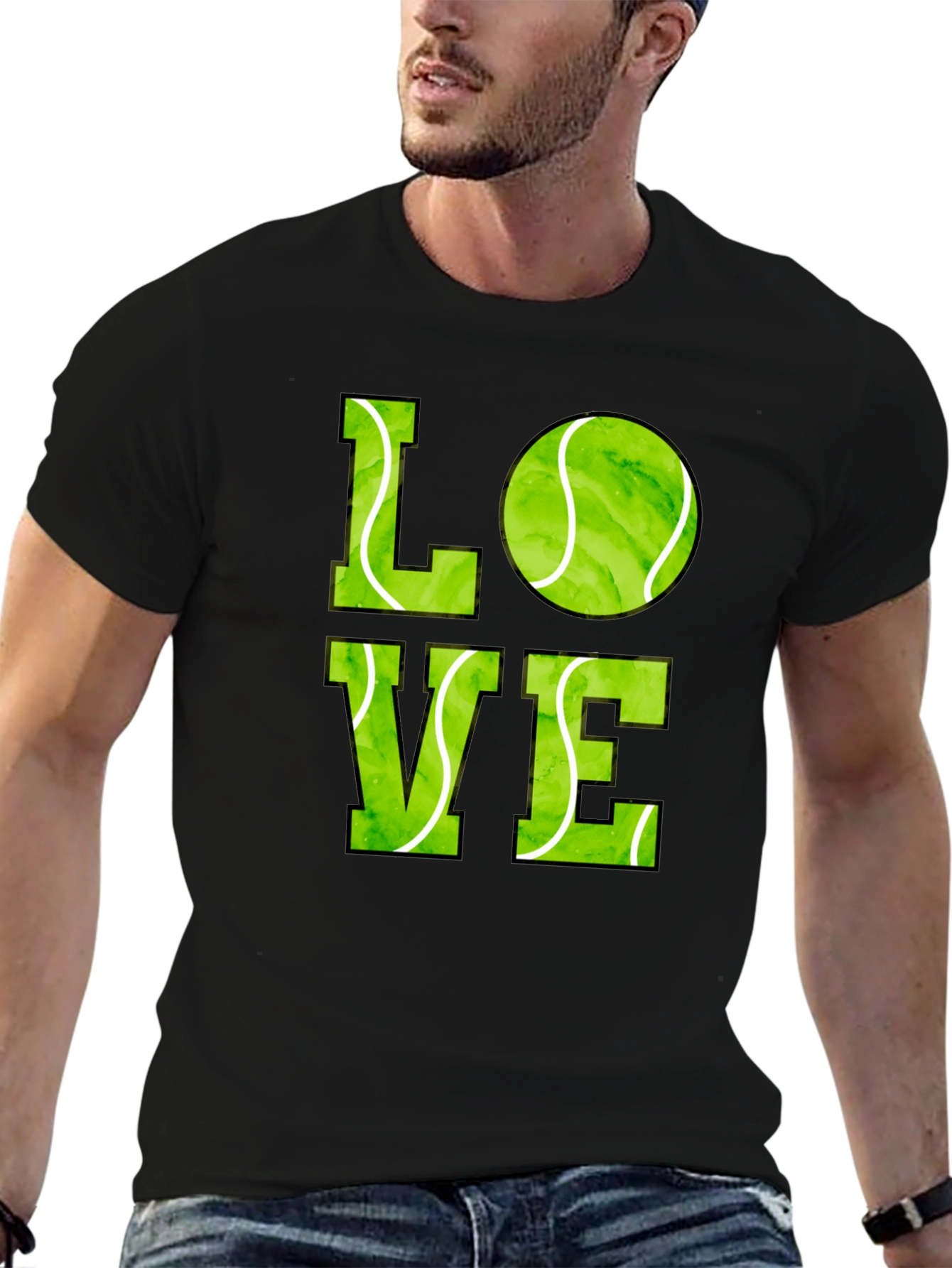 Tennis Love Graphic T-Shirt - Sports Lover Tee