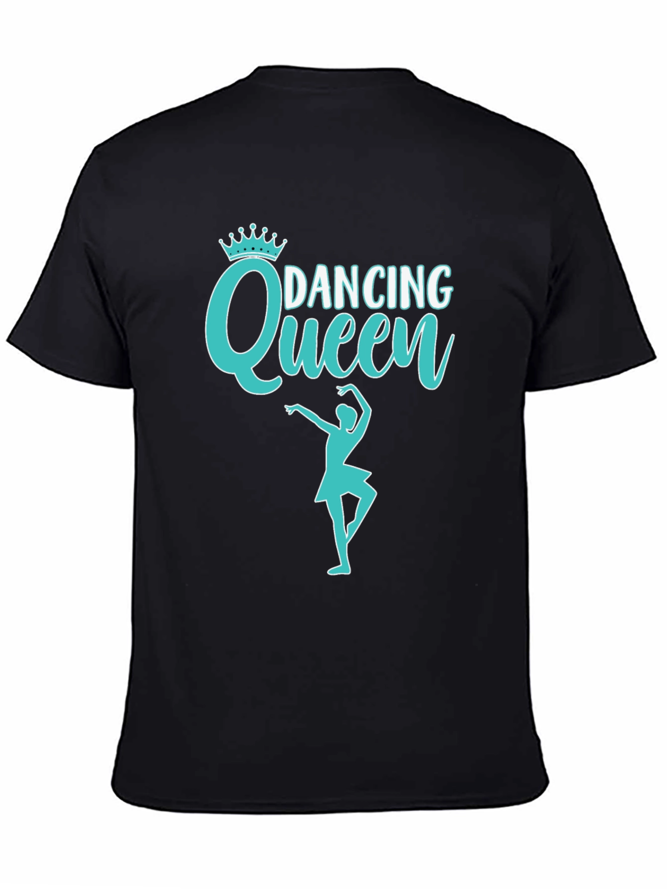 Dancing Queen Black Graphic T-Shirt