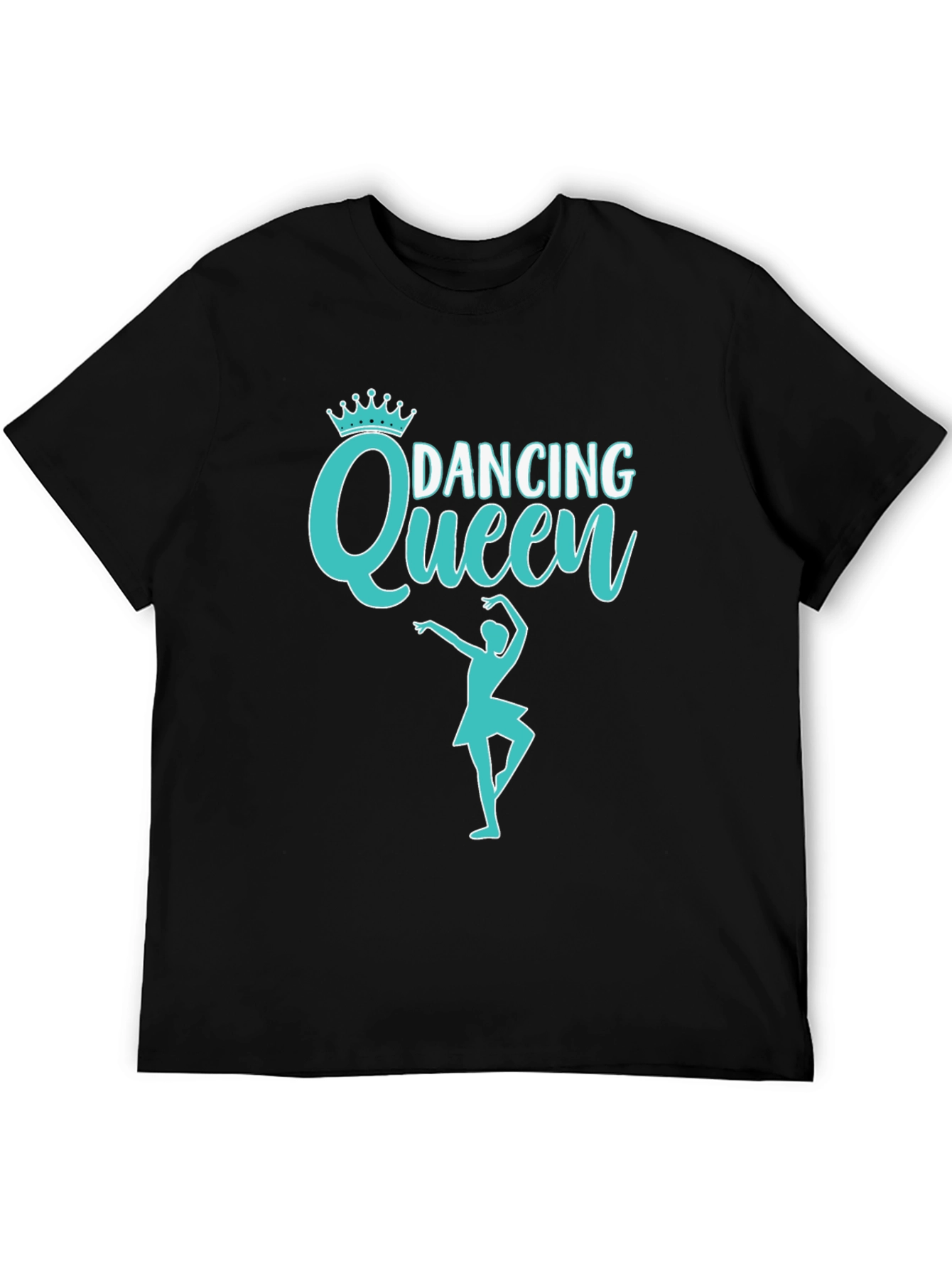 Dancing Queen Black Graphic T-Shirt