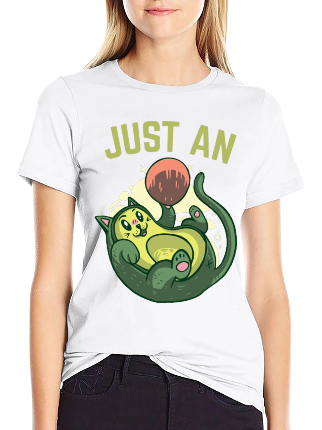 Avocado Cat Lover T-Shirt - Just An Avocato!