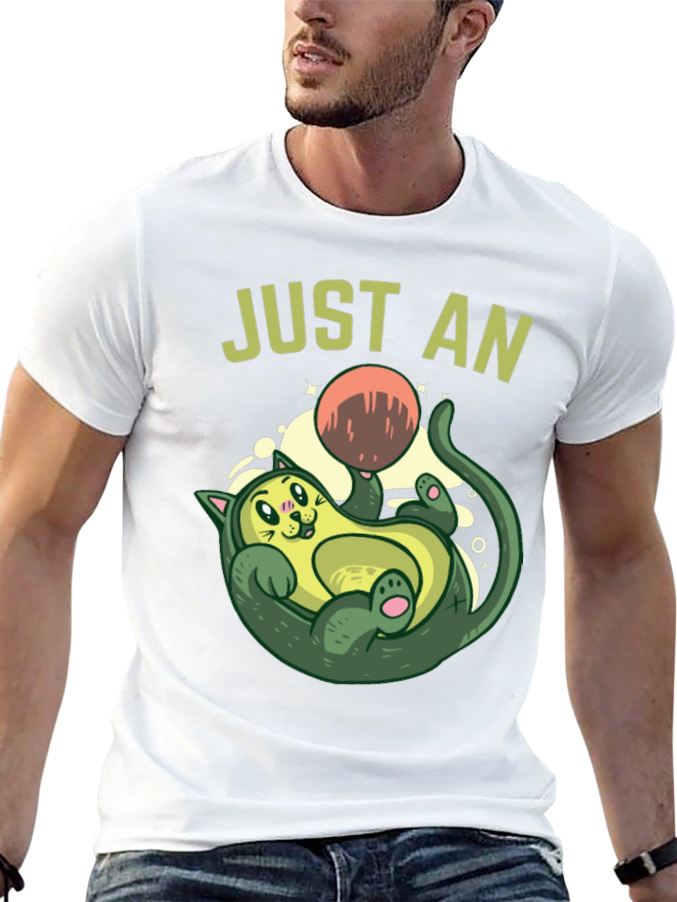 Avocado Cat Lover T-Shirt - Just An Avocato!